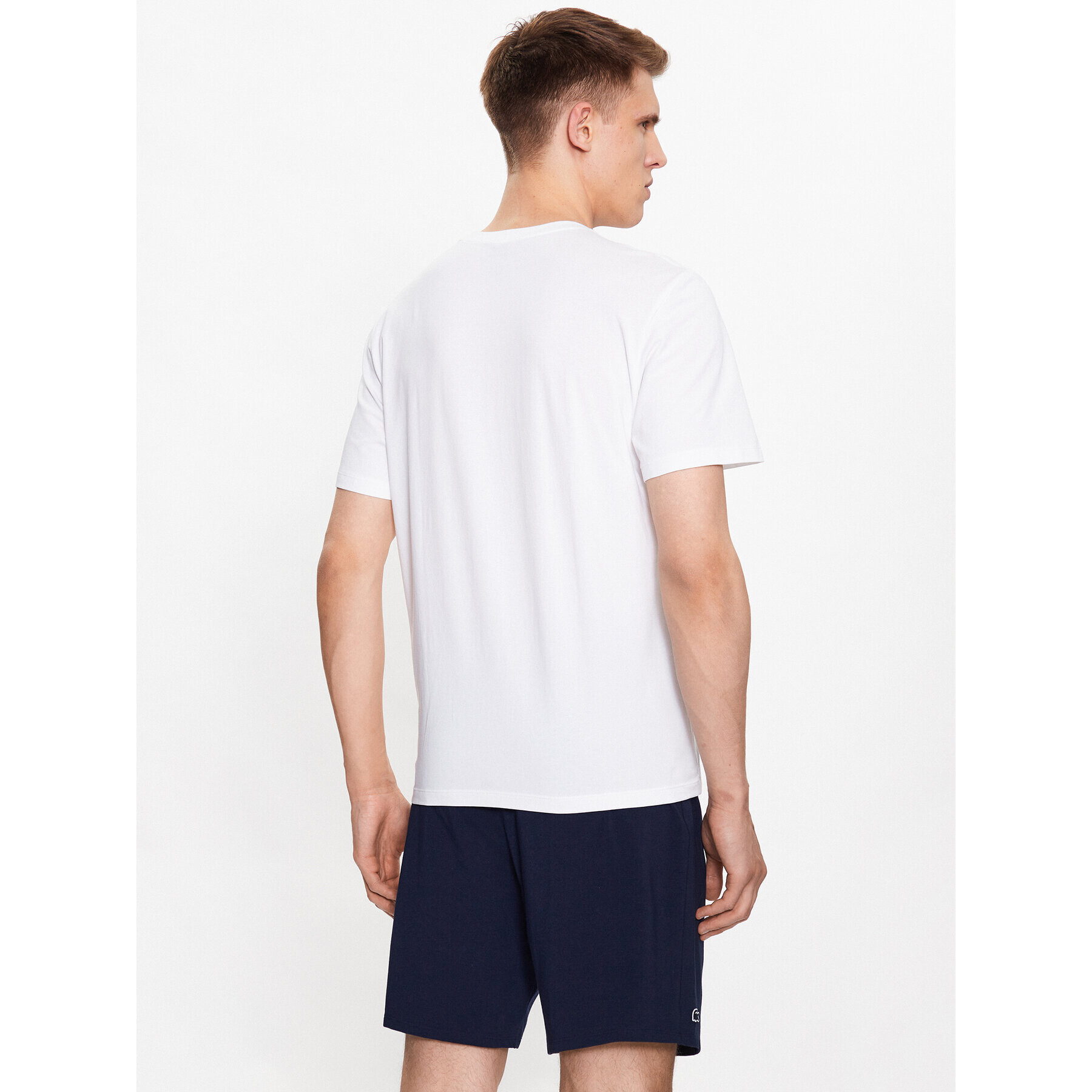 Lacoste Pyžamo 4H5949 Bílá Regular Fit - Pepit.cz