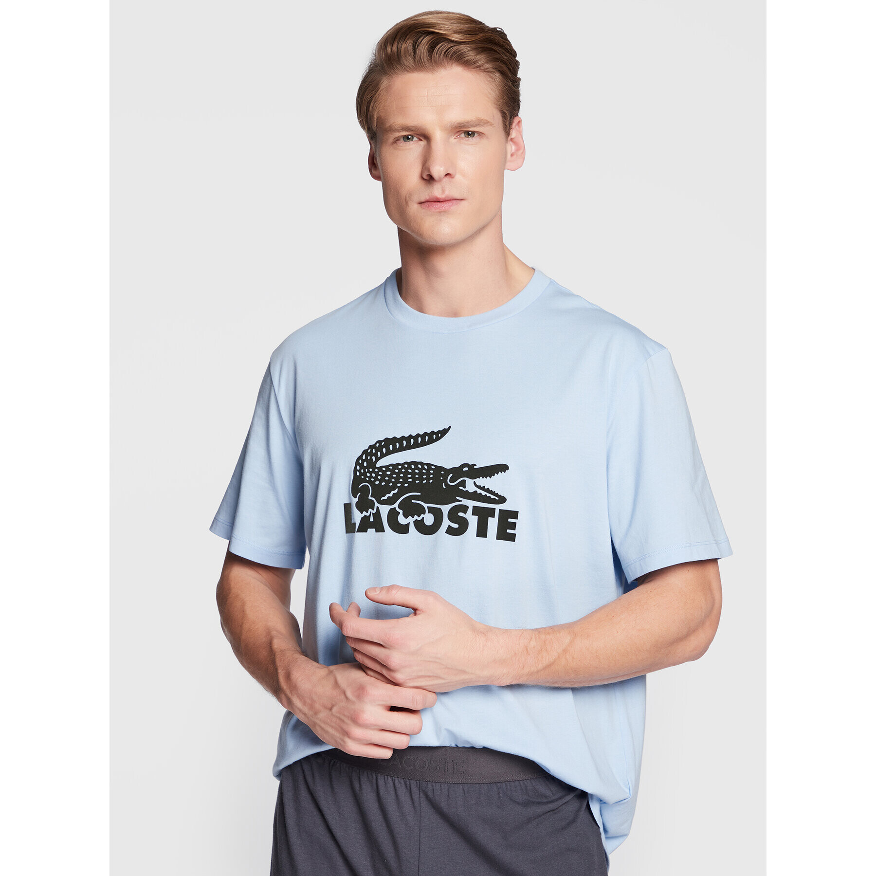 Lacoste Pyžamo 4H7467 Modrá Regular Fit - Pepit.cz