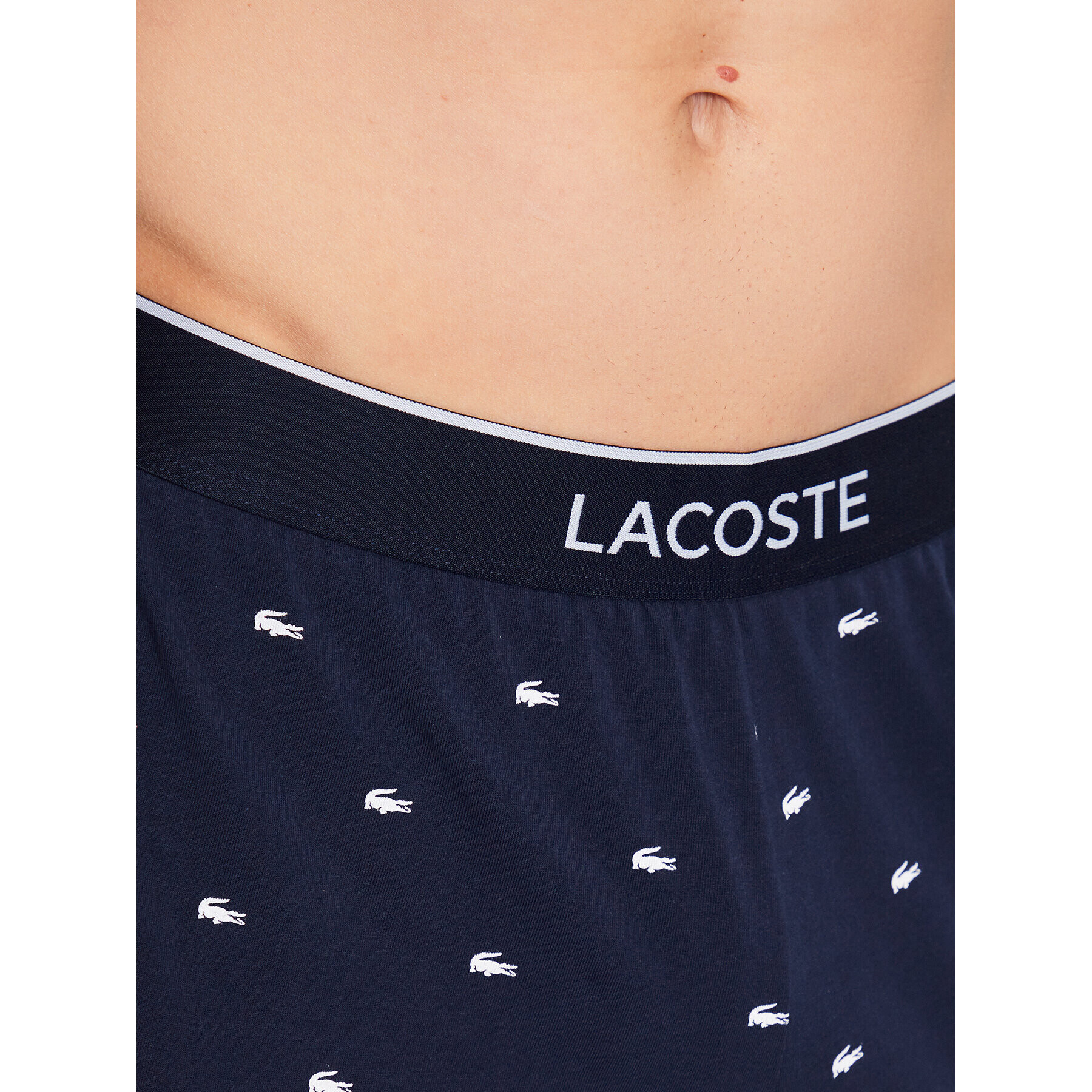 Lacoste Pyžamové kalhoty 3H3446 Tmavomodrá Regular Fit - Pepit.cz