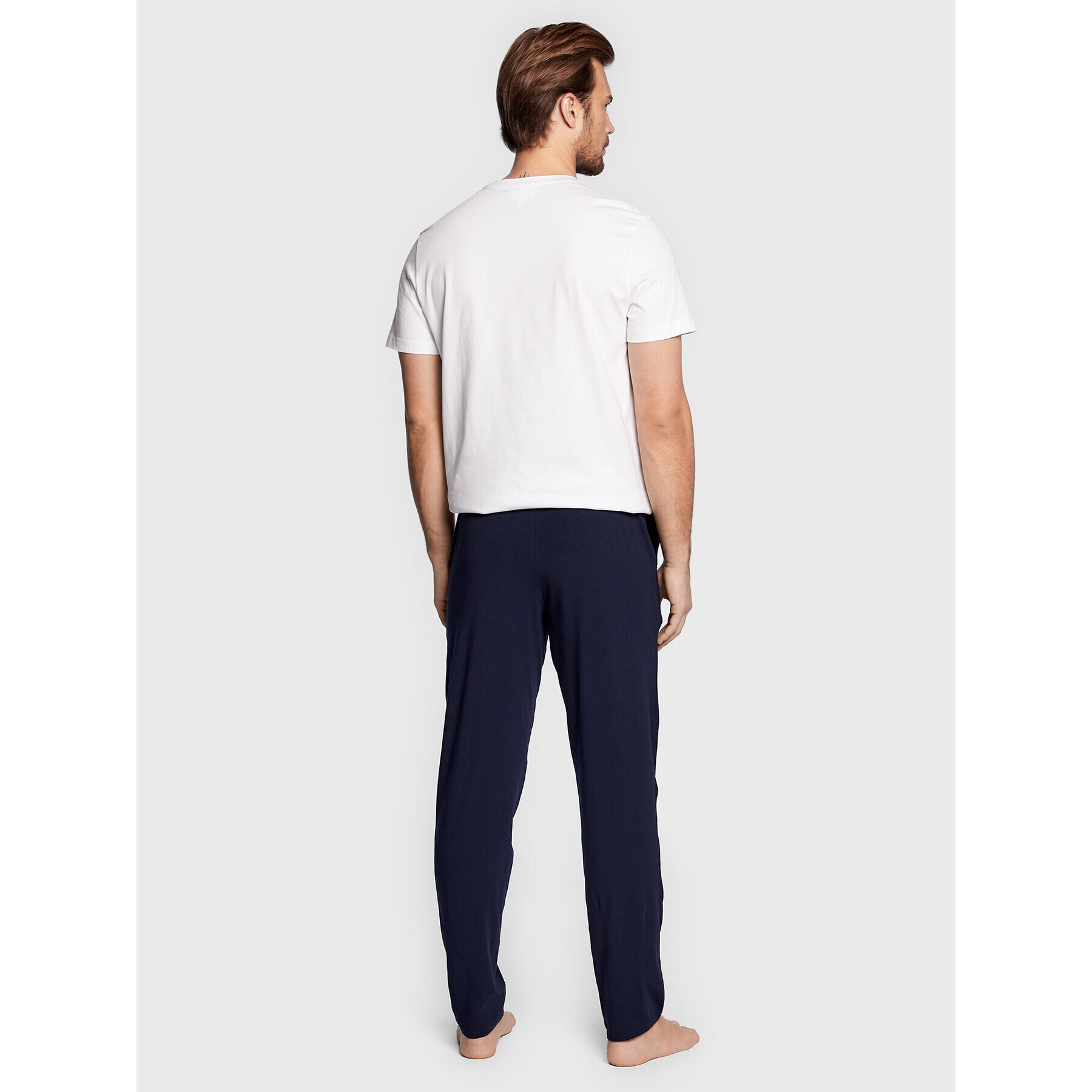 Lacoste Pyžamové kalhoty 3H3461 Tmavomodrá Relaxed Fit - Pepit.cz