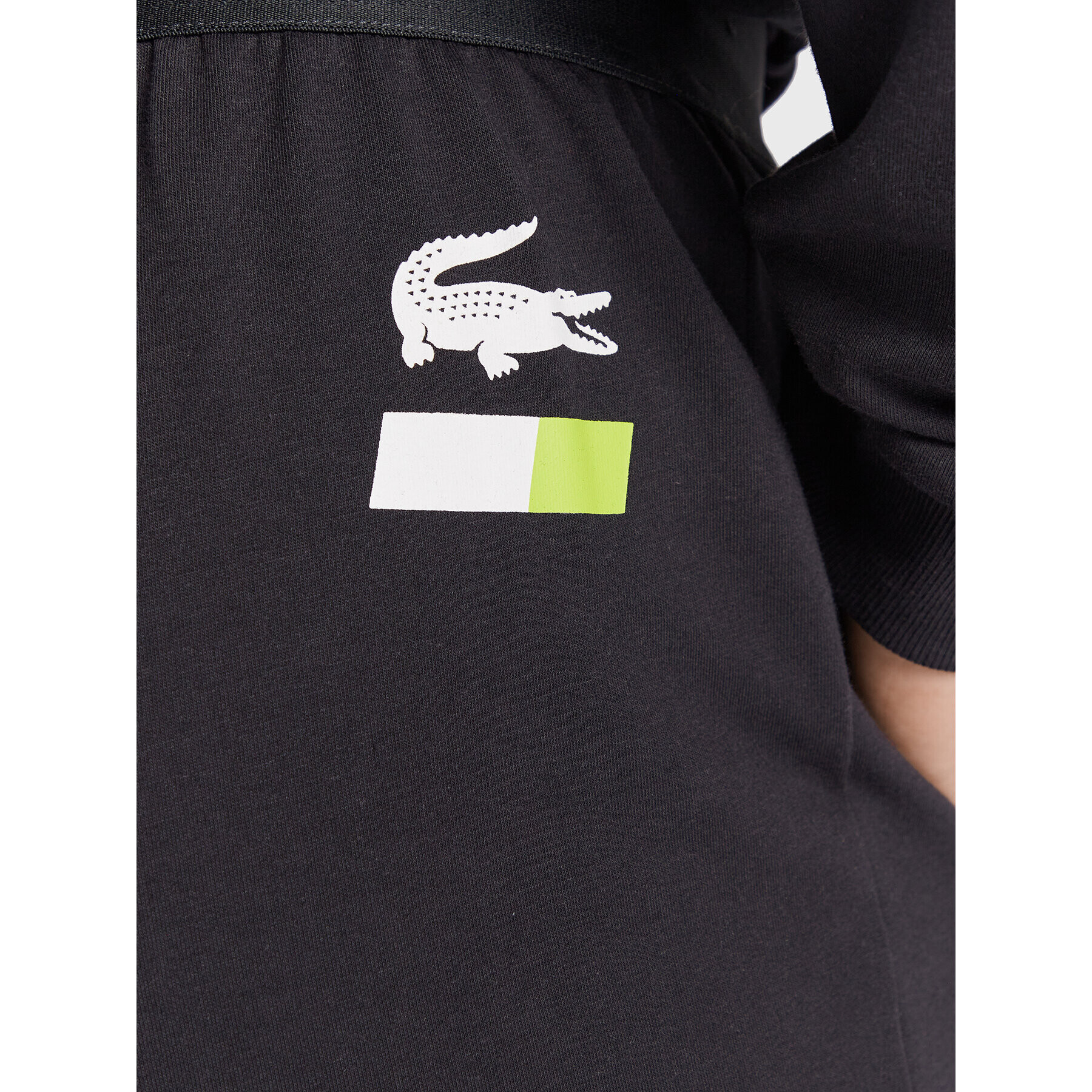 Lacoste Pyžamové kalhoty 3H9918 Černá Regular Fit - Pepit.cz