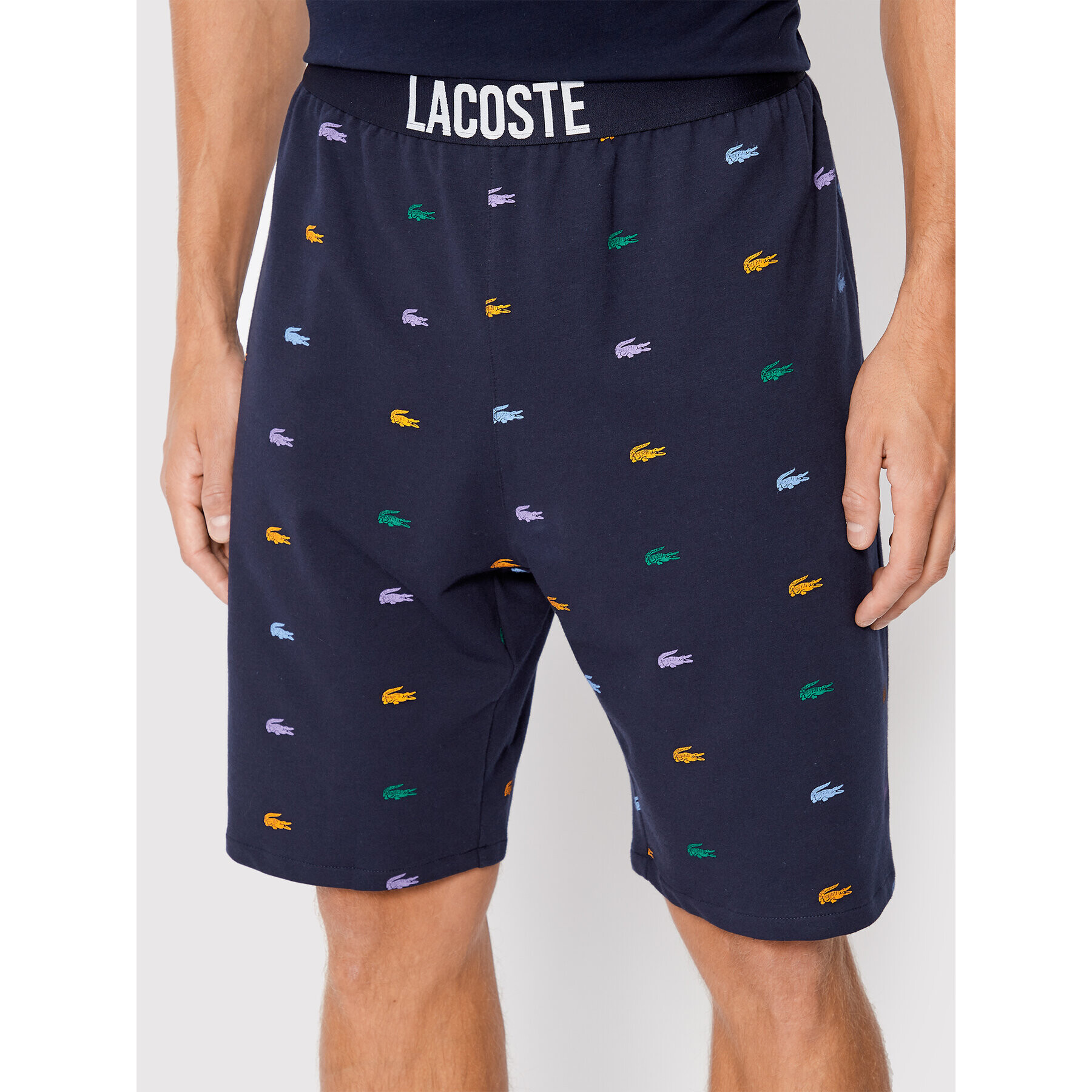 Lacoste Pyžamové šortky GH3499 Tmavomodrá Regular Fit - Pepit.cz