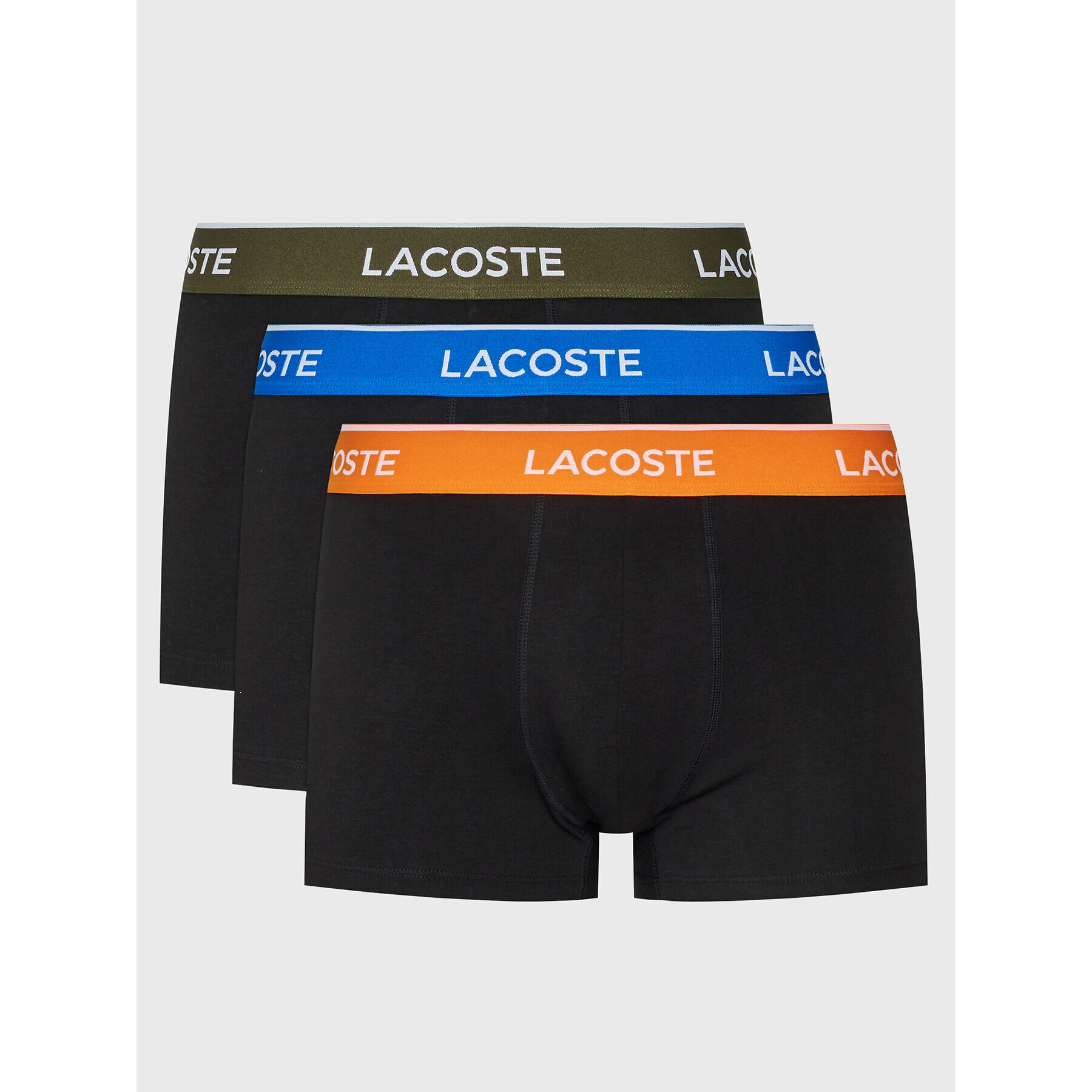 Lacoste Sada 3 kusů boxerek 5H3401 Černá - Pepit.cz