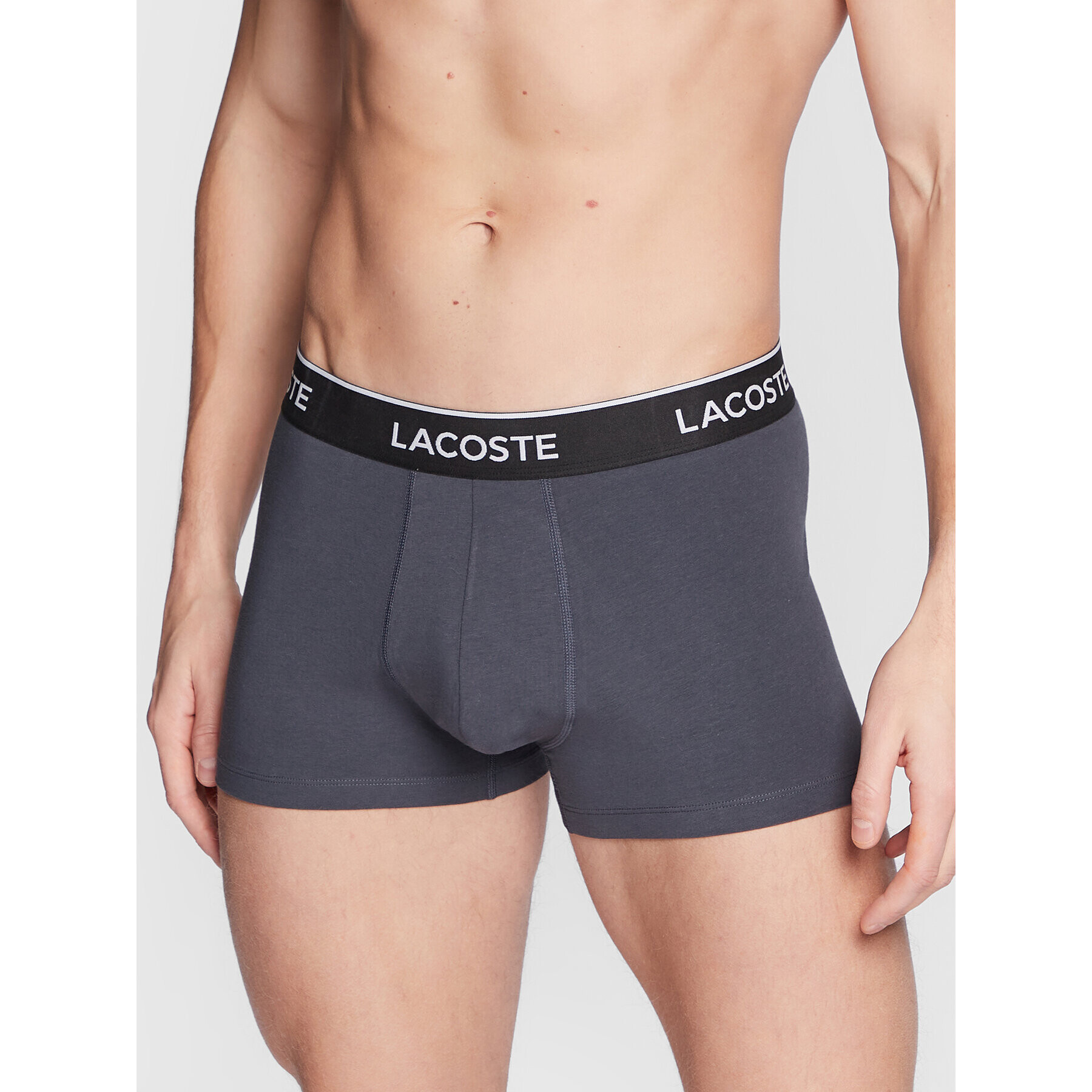 Lacoste Sada 3 kusů boxerek 5H3401 Šedá - Pepit.cz