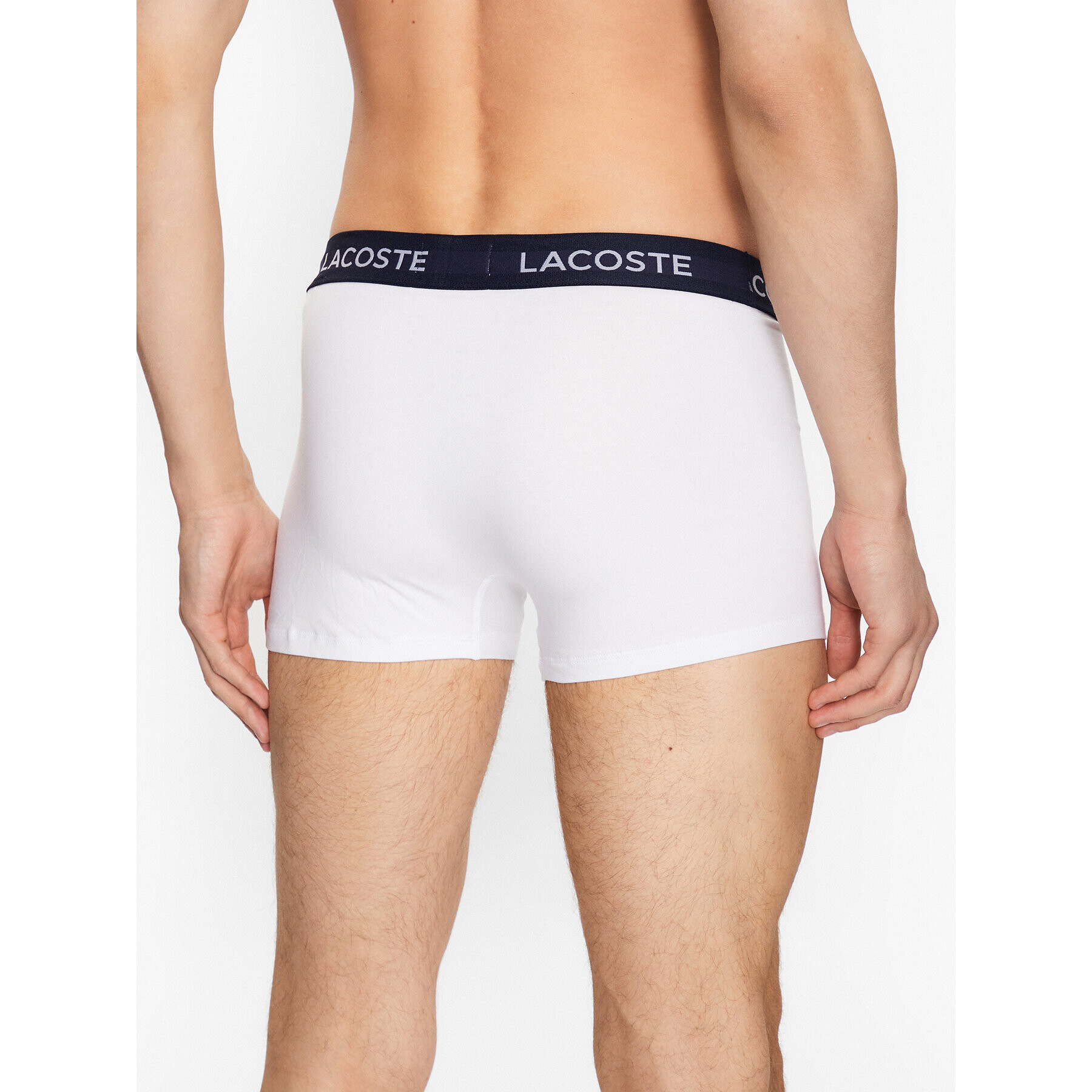 Lacoste Sada 3 kusů boxerek 5H7686 Tmavomodrá - Pepit.cz