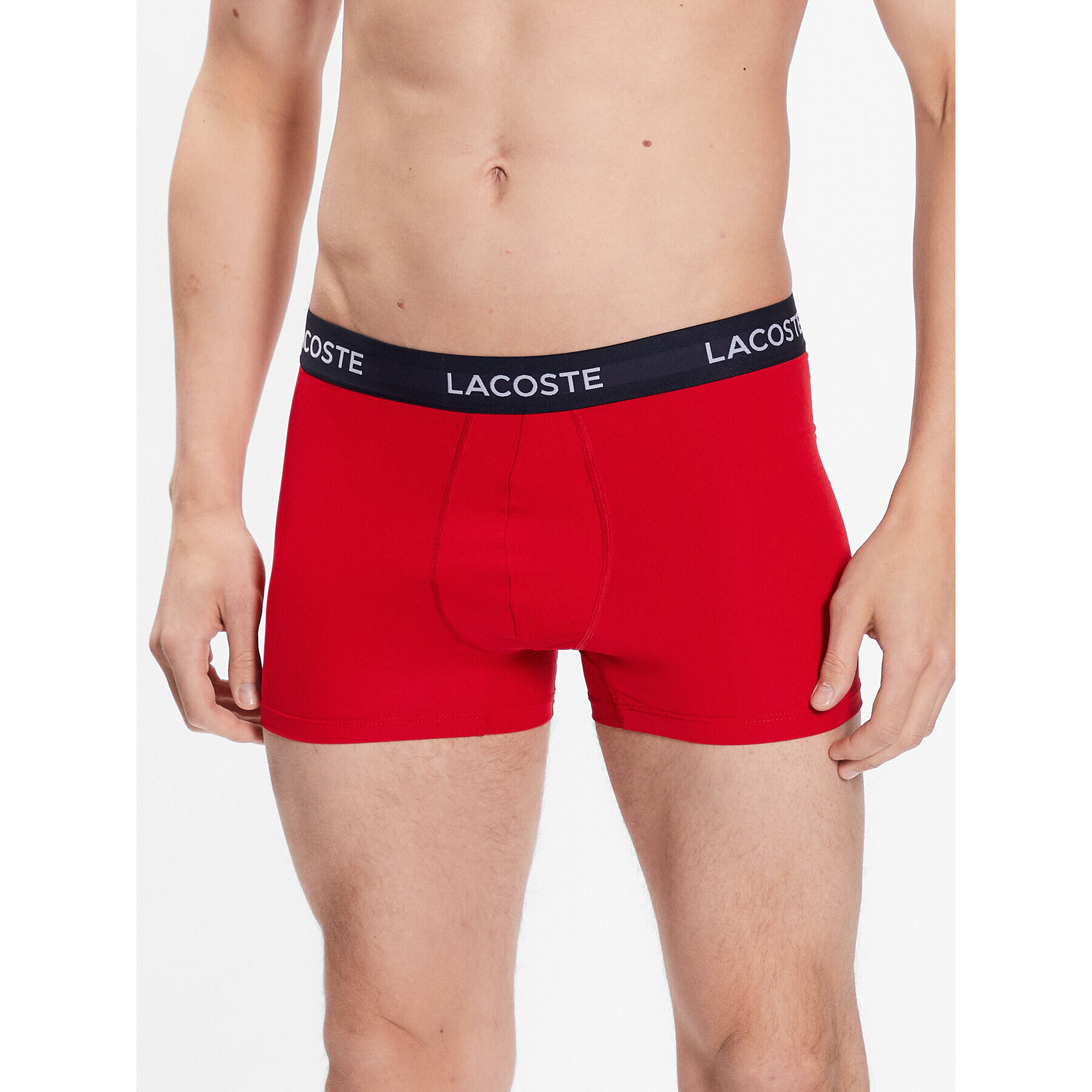 Lacoste Sada 3 kusů boxerek 5H9623 Tmavomodrá - Pepit.cz