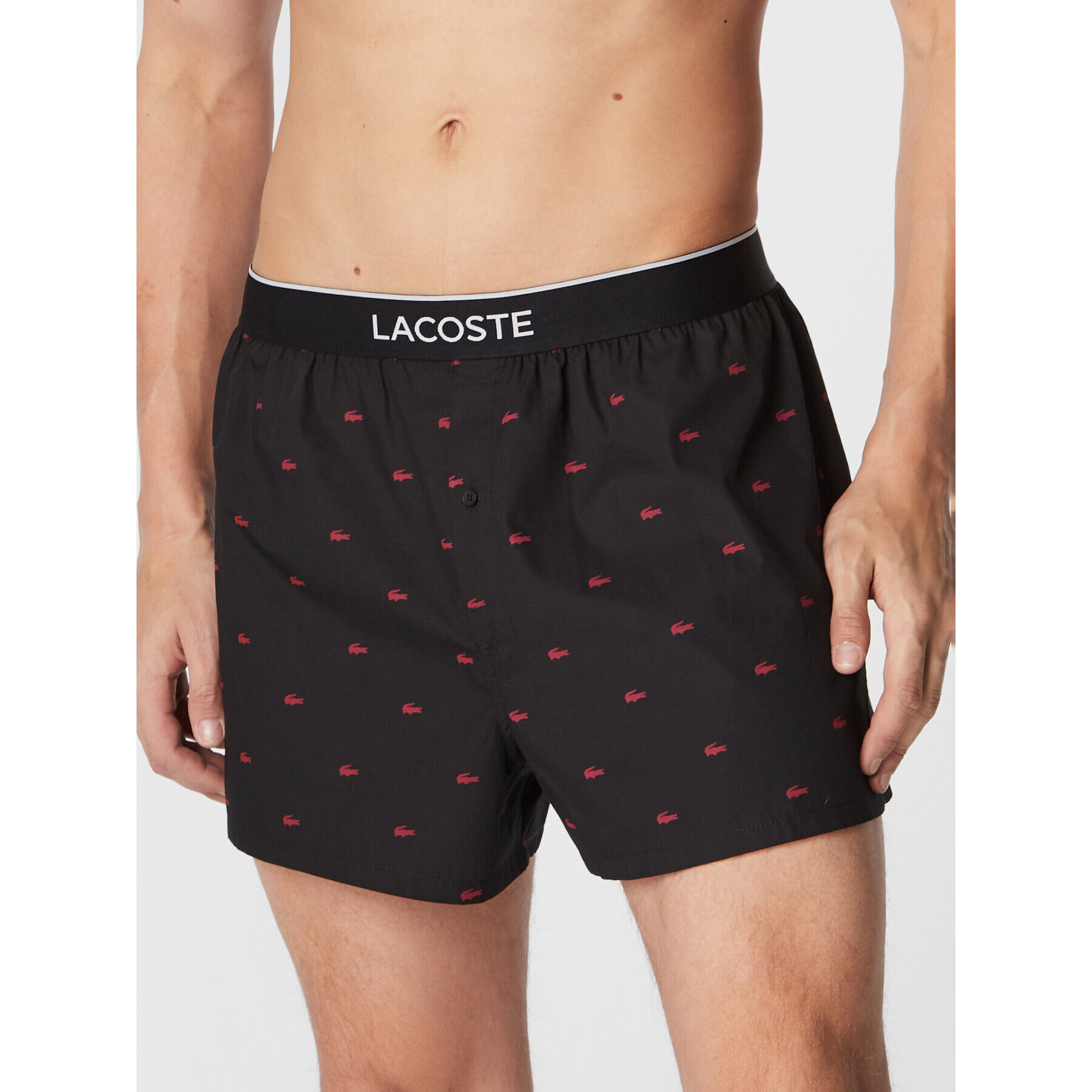 Lacoste Sada 3 kusů boxerek 7H1761 Černá - Pepit.cz