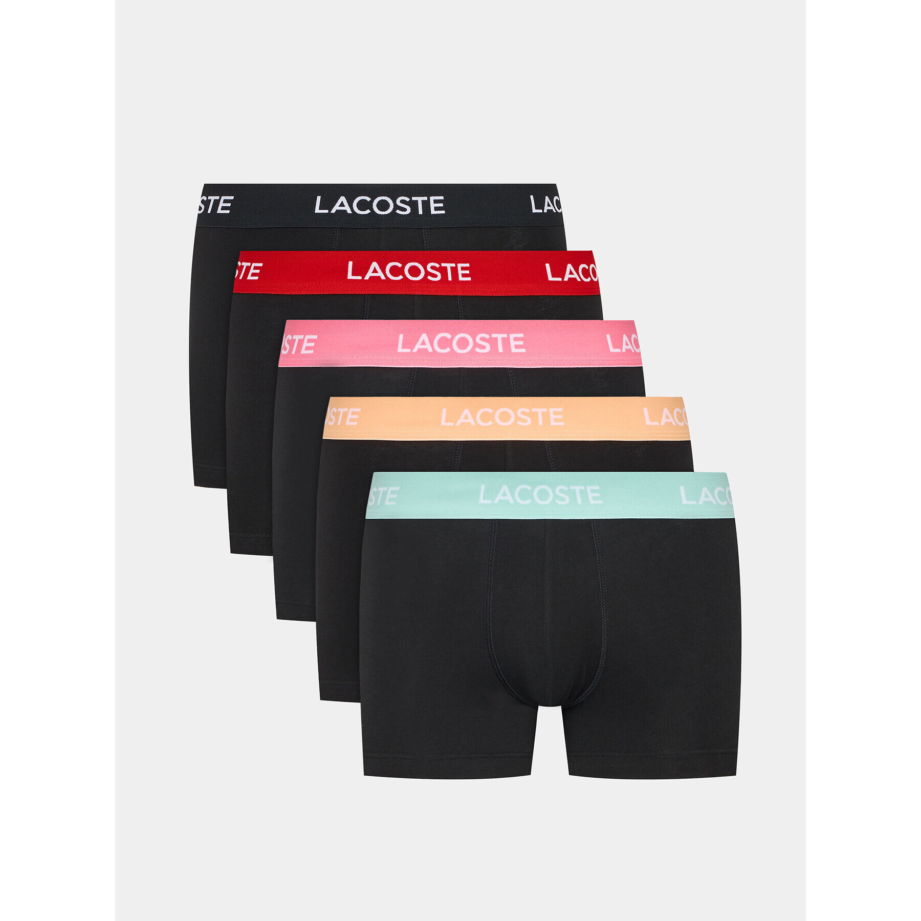 Lacoste Sada 5 kusů boxerek 5H5203 Černá - Pepit.cz