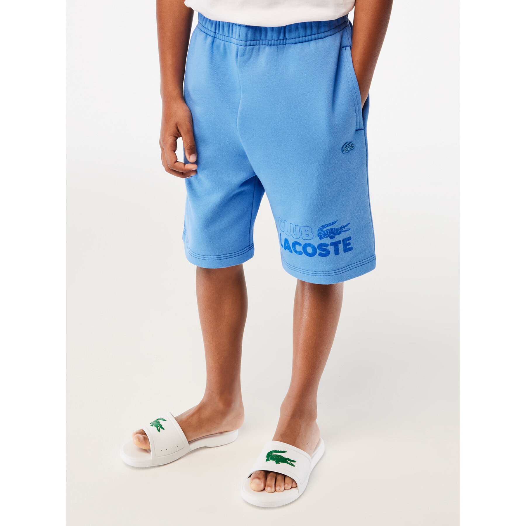 Lacoste Sportovní kraťasy GJ5485 Modrá Regular Fit - Pepit.cz