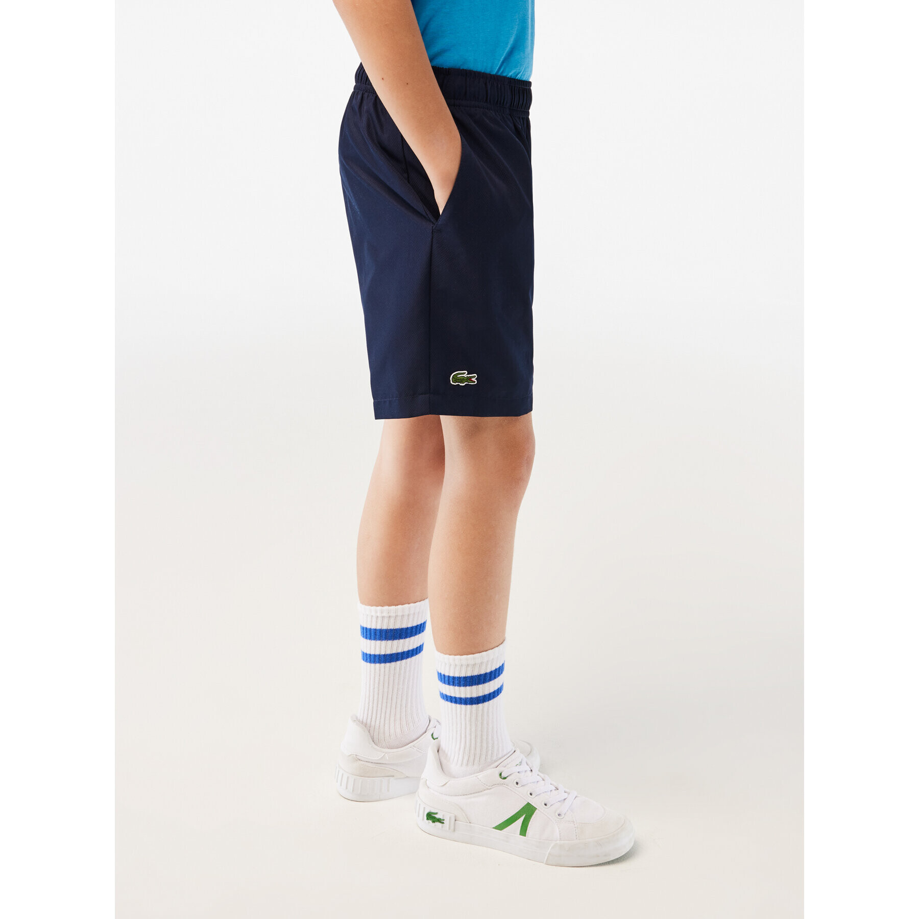 Lacoste Sportovní kraťasy GJ9820 Tmavomodrá Regular Fit - Pepit.cz