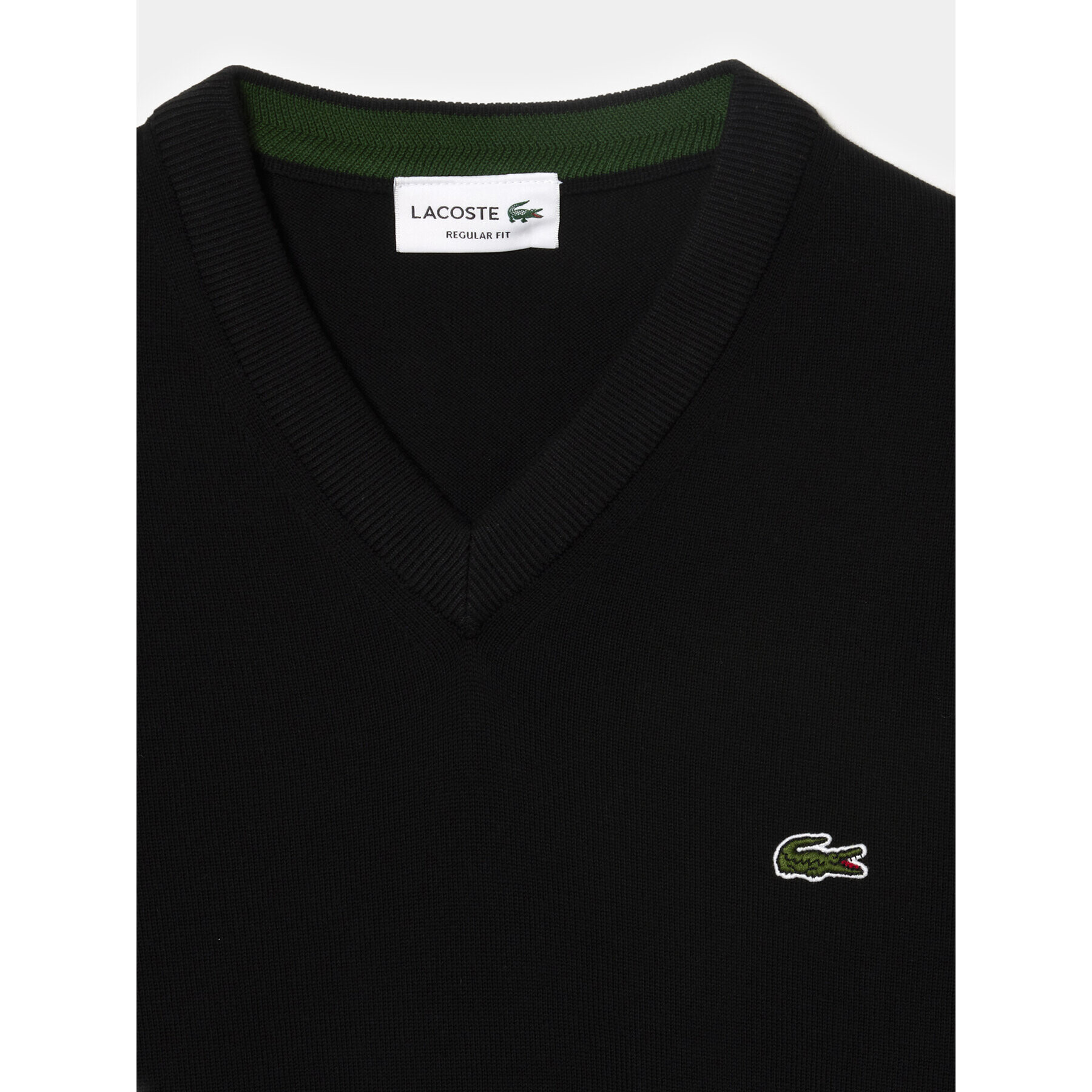 Lacoste Svetr AH1951 Černá Regular Fit - Pepit.cz