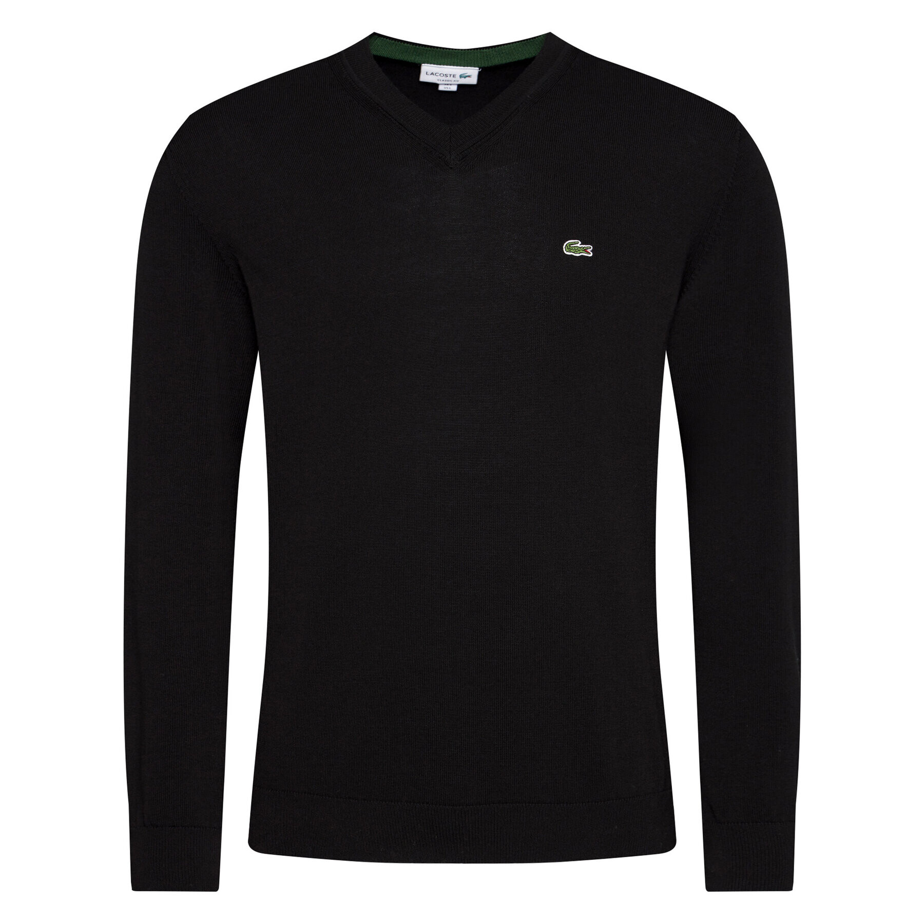 Lacoste Svetr AH2183 Černá Classic Fit - Pepit.cz