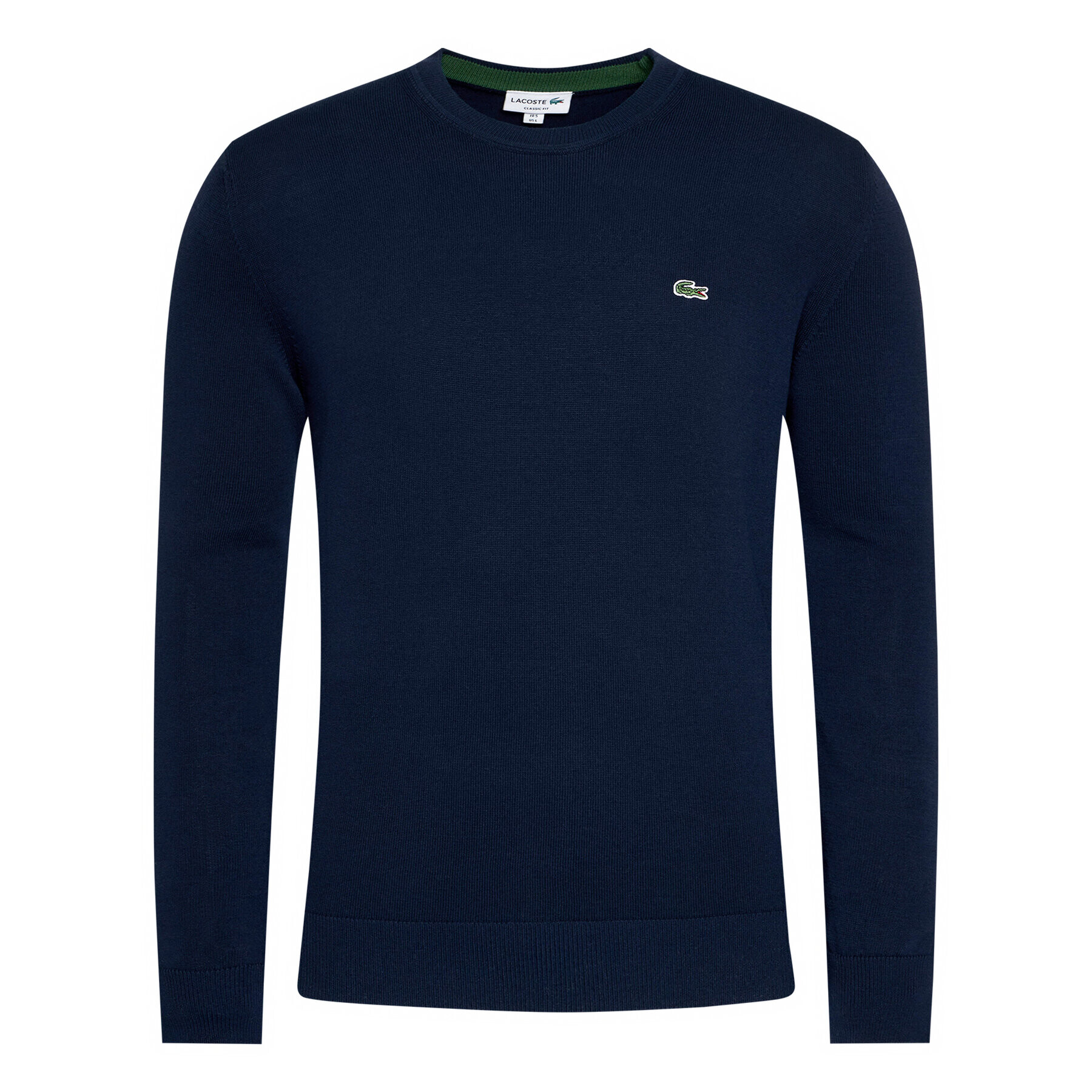 Lacoste Svetr AH2193 Tmavomodrá Classic Fit - Pepit.cz