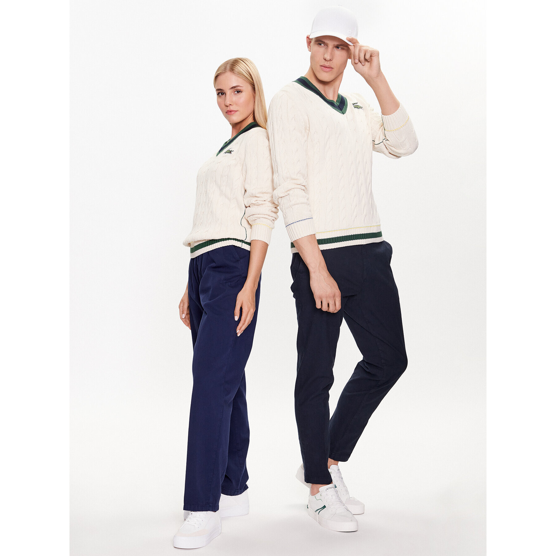 Lacoste Svetr AH6448 Barevná Regular Fit - Pepit.cz