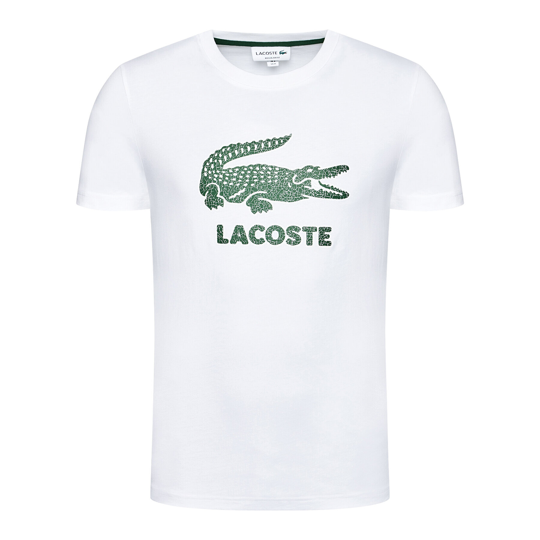 Lacoste T-Shirt TH0063 Bílá Regular Fit - Pepit.cz