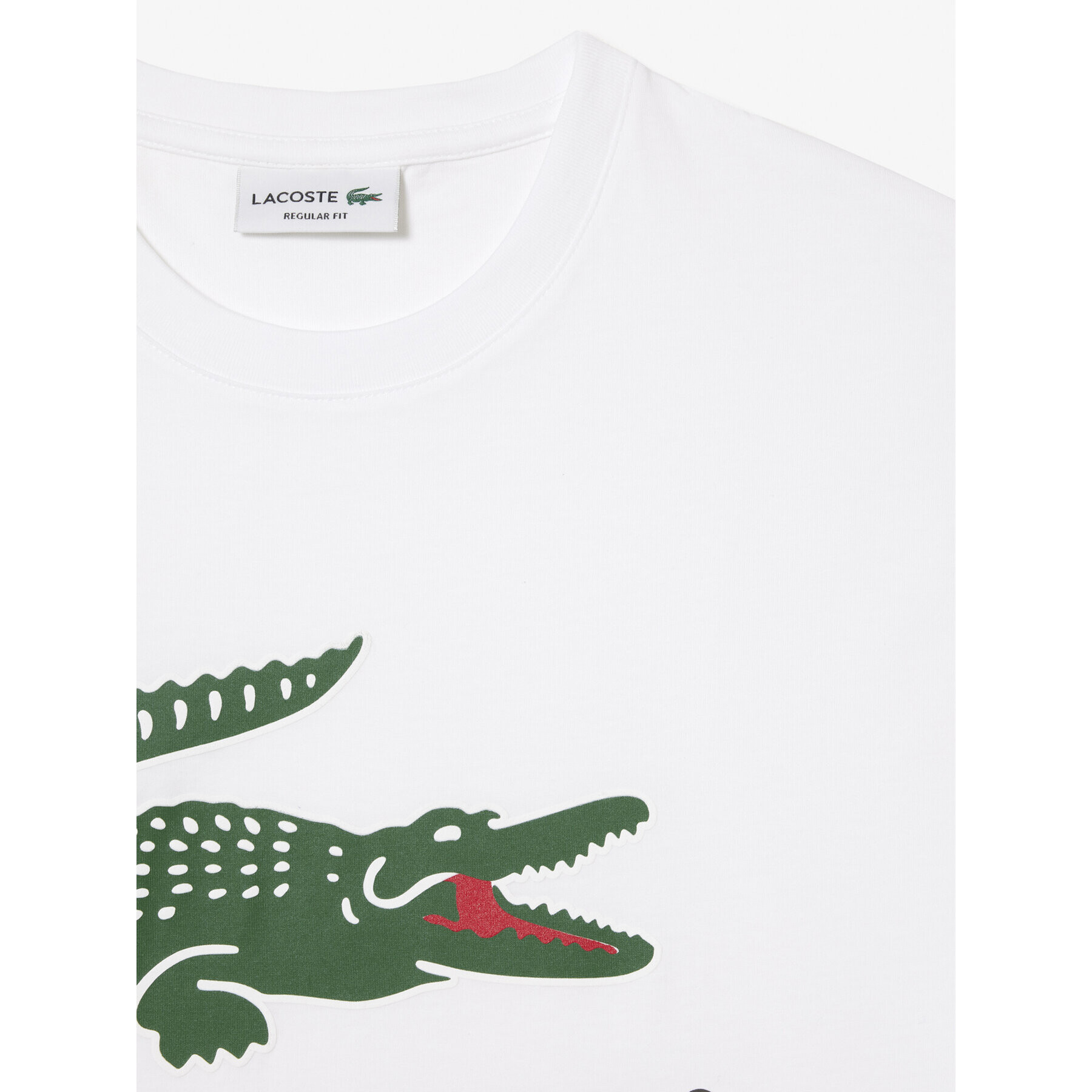 Lacoste T-Shirt TH1285 Bílá Regular Fit - Pepit.cz