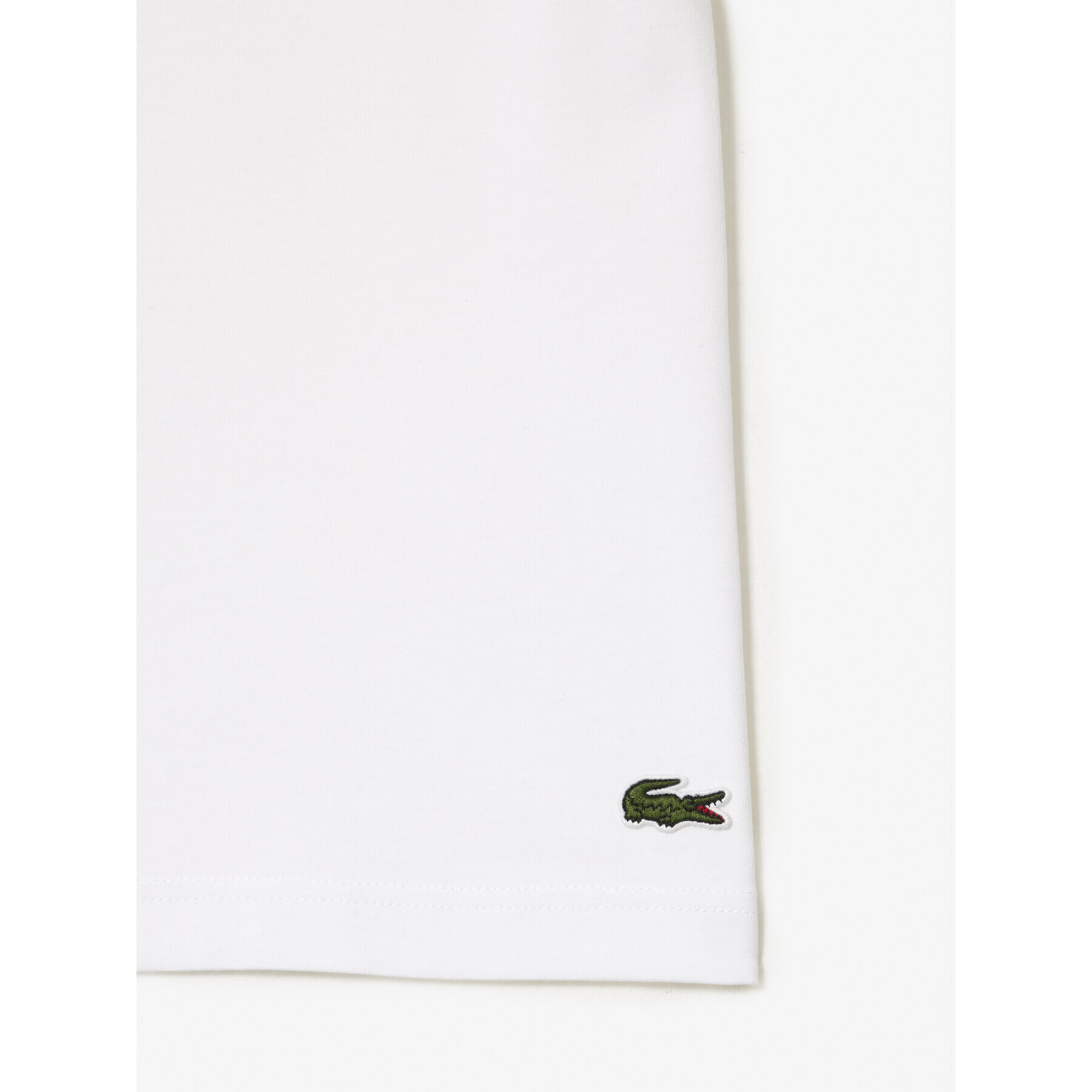 Lacoste T-Shirt TH1285 Bílá Regular Fit - Pepit.cz