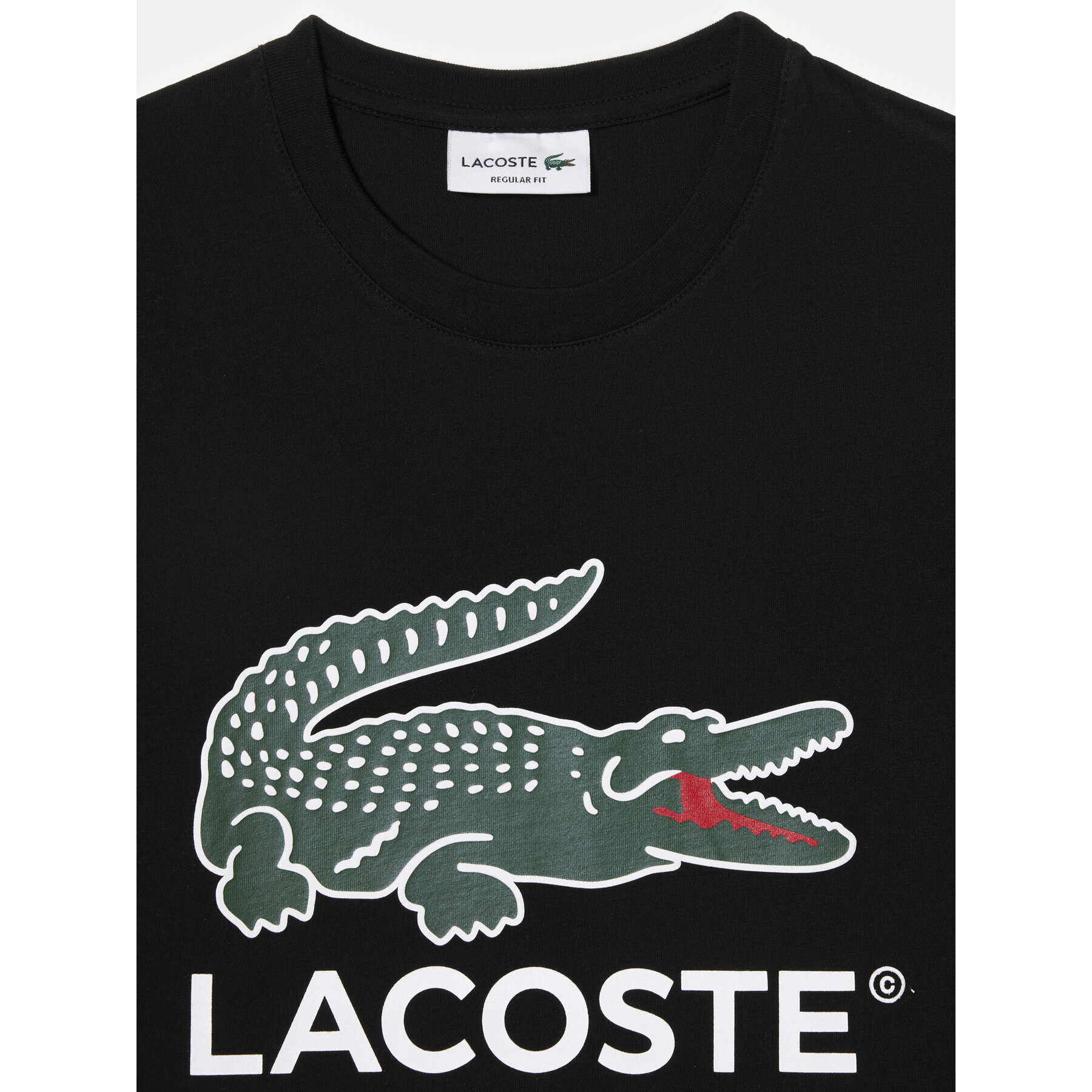 Lacoste T-Shirt TH1285 Černá Regular Fit - Pepit.cz