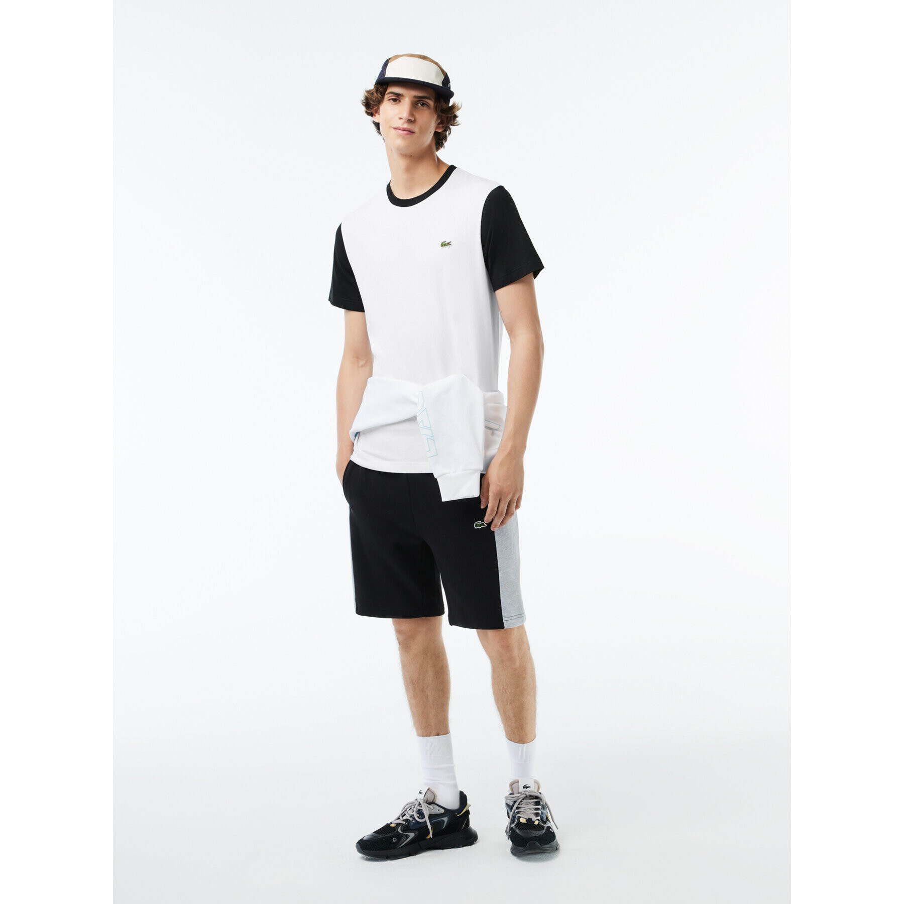 Lacoste T-Shirt TH1298 Bílá Regular Fit - Pepit.cz