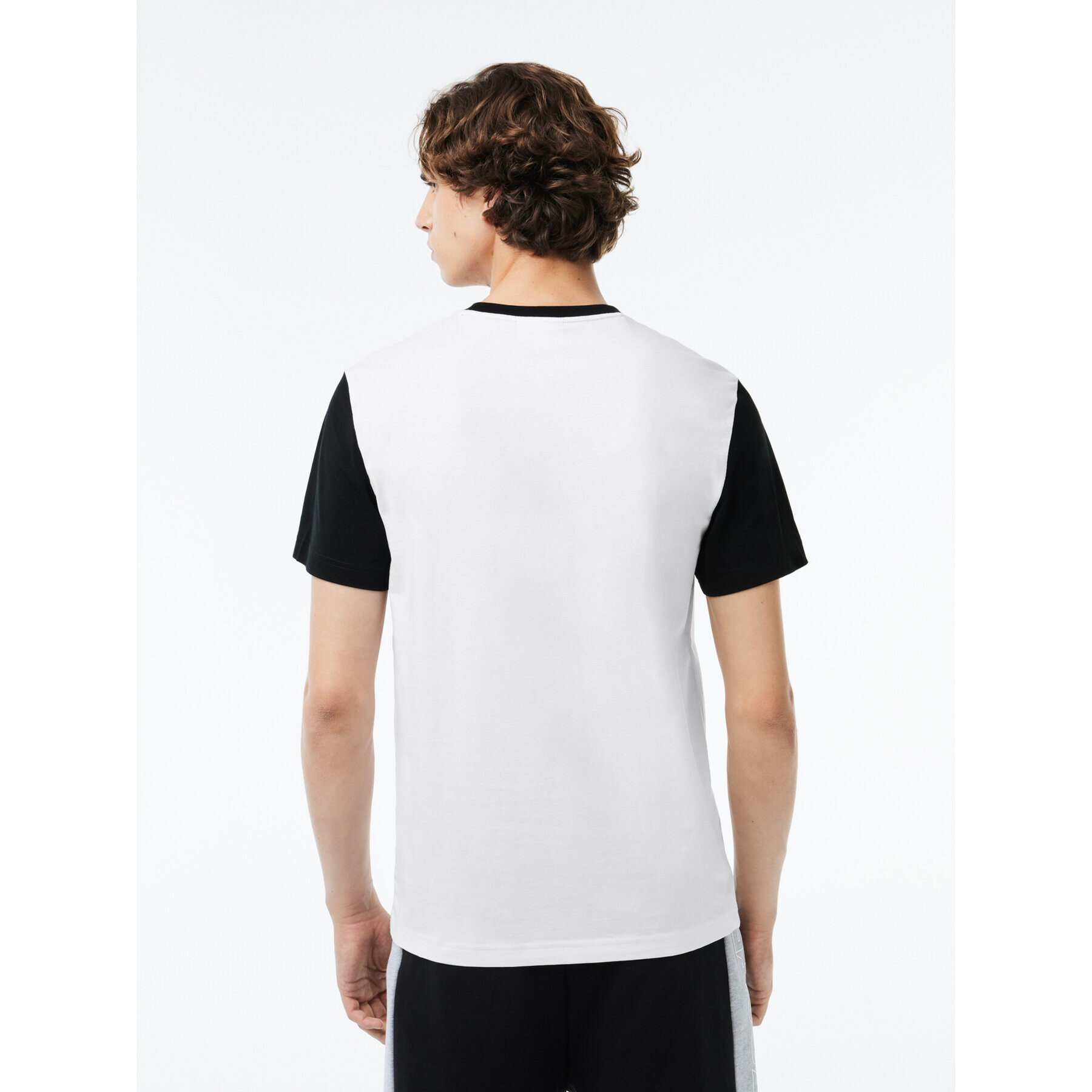 Lacoste T-Shirt TH1298 Bílá Regular Fit - Pepit.cz