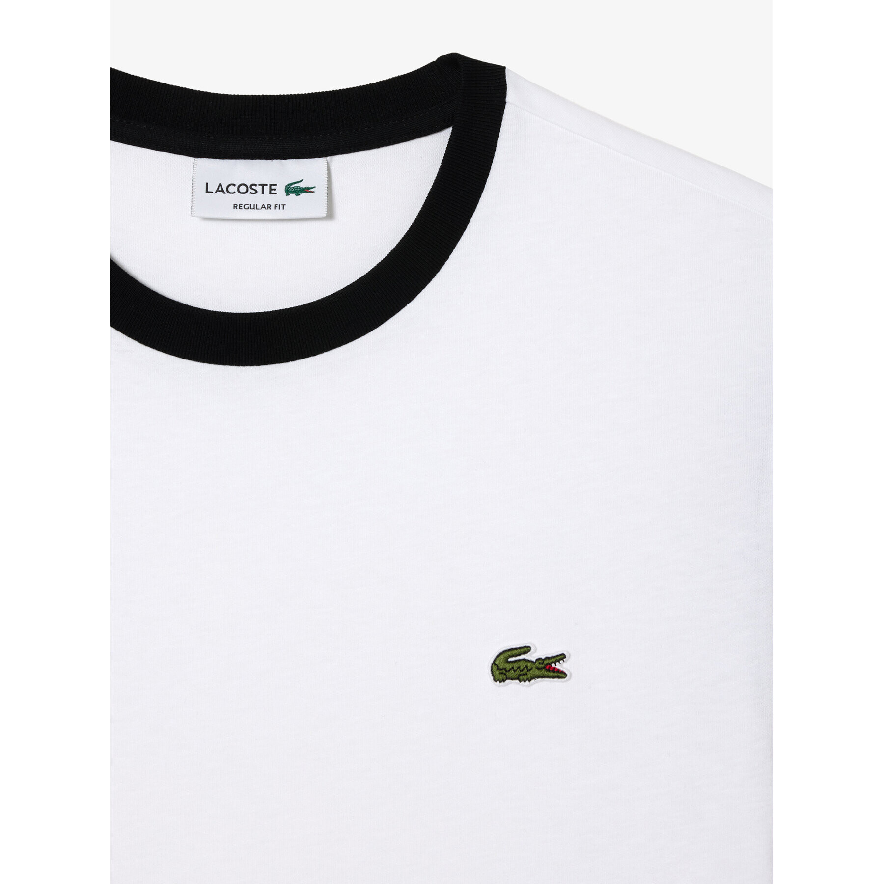 Lacoste T-Shirt TH1298 Bílá Regular Fit - Pepit.cz