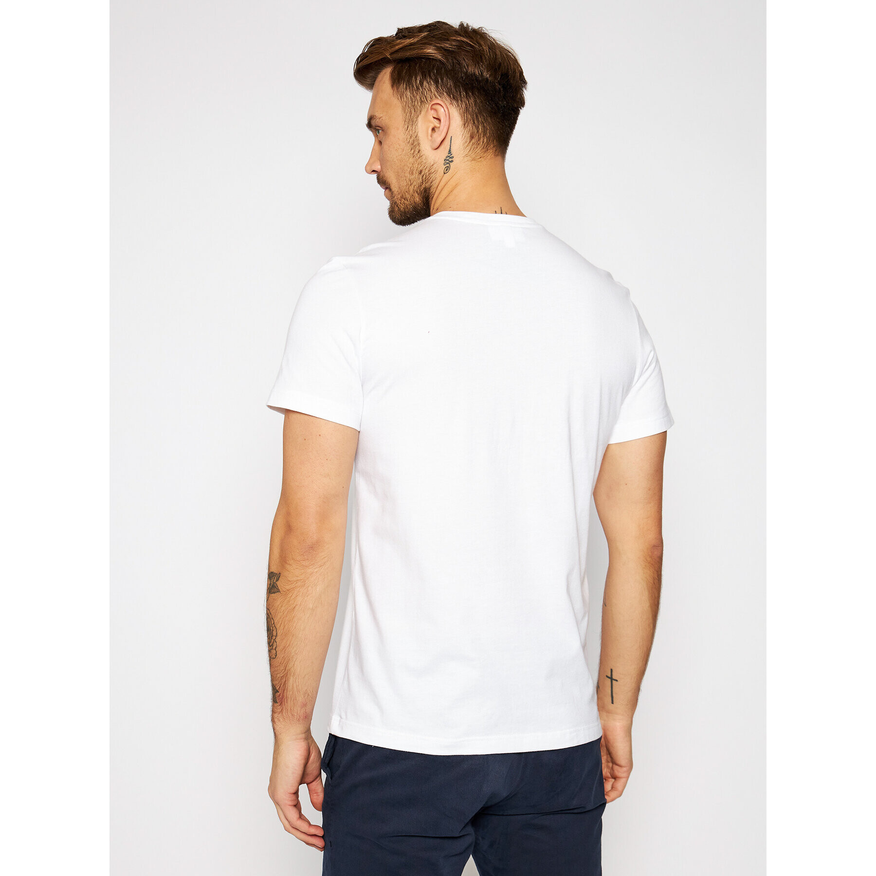 Lacoste T-Shirt TH2038 Bílá Regular Fit - Pepit.cz