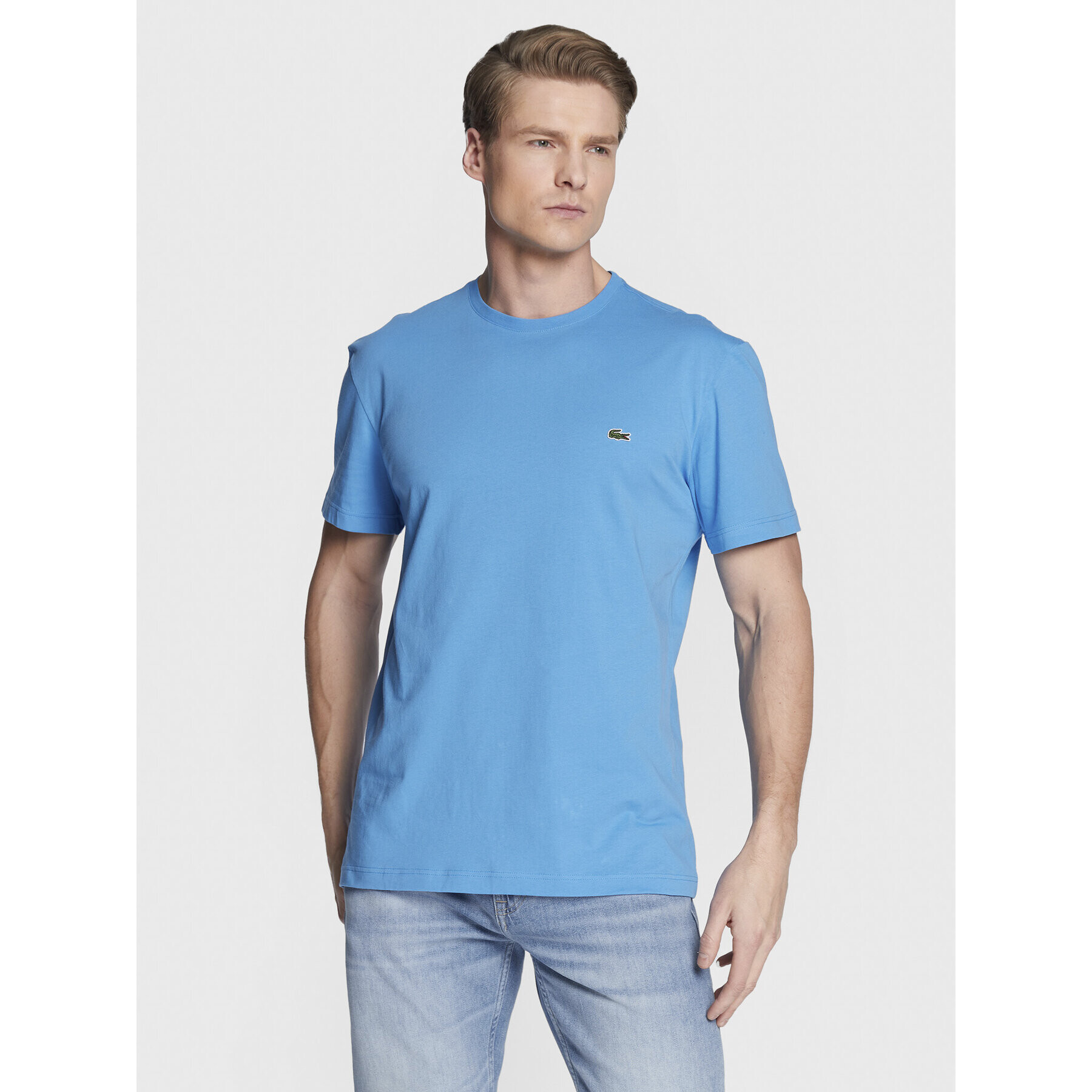 Lacoste T-Shirt TH2038 Modrá Regular Fit - Pepit.cz