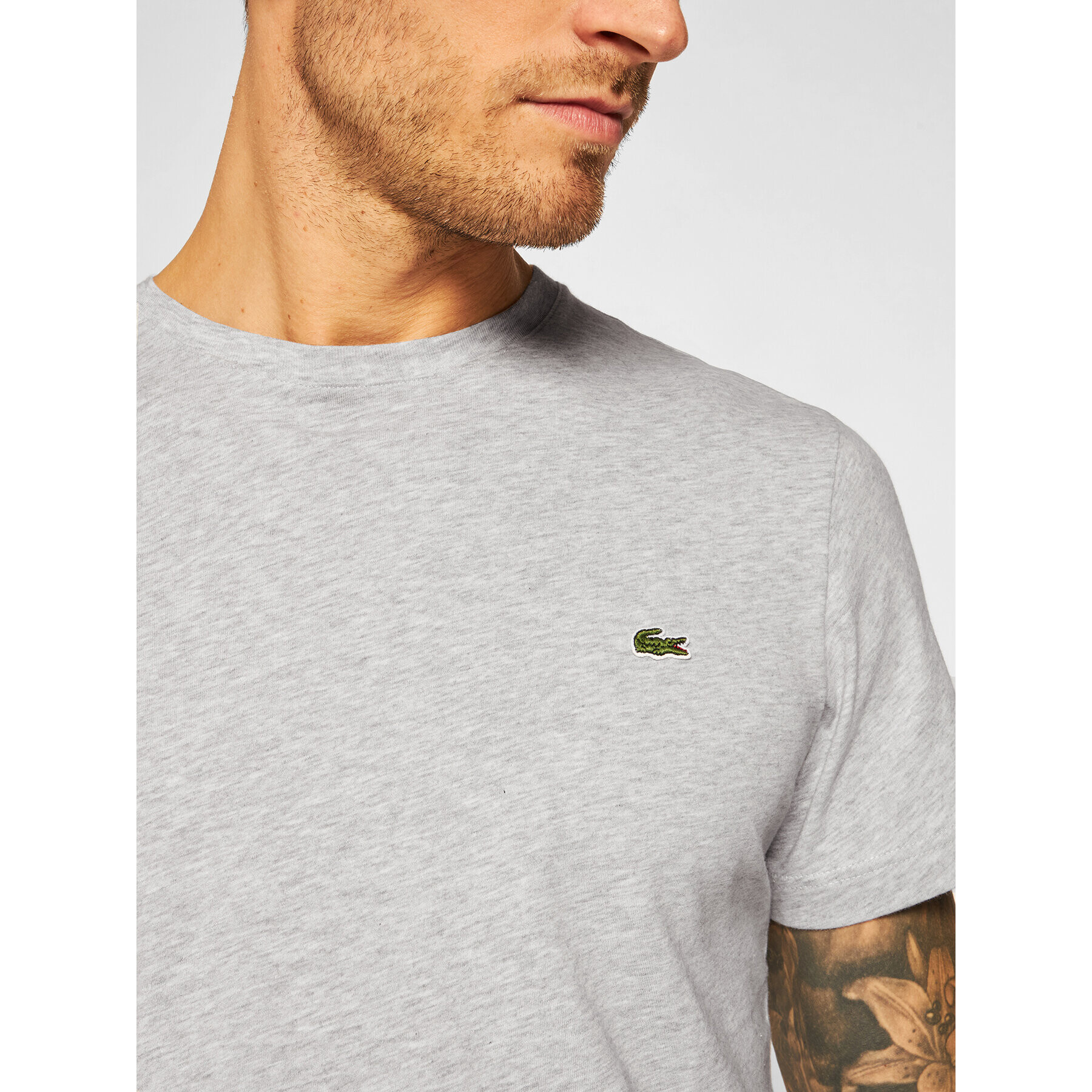 Lacoste T-Shirt TH2038 Šedá Regular Fit - Pepit.cz