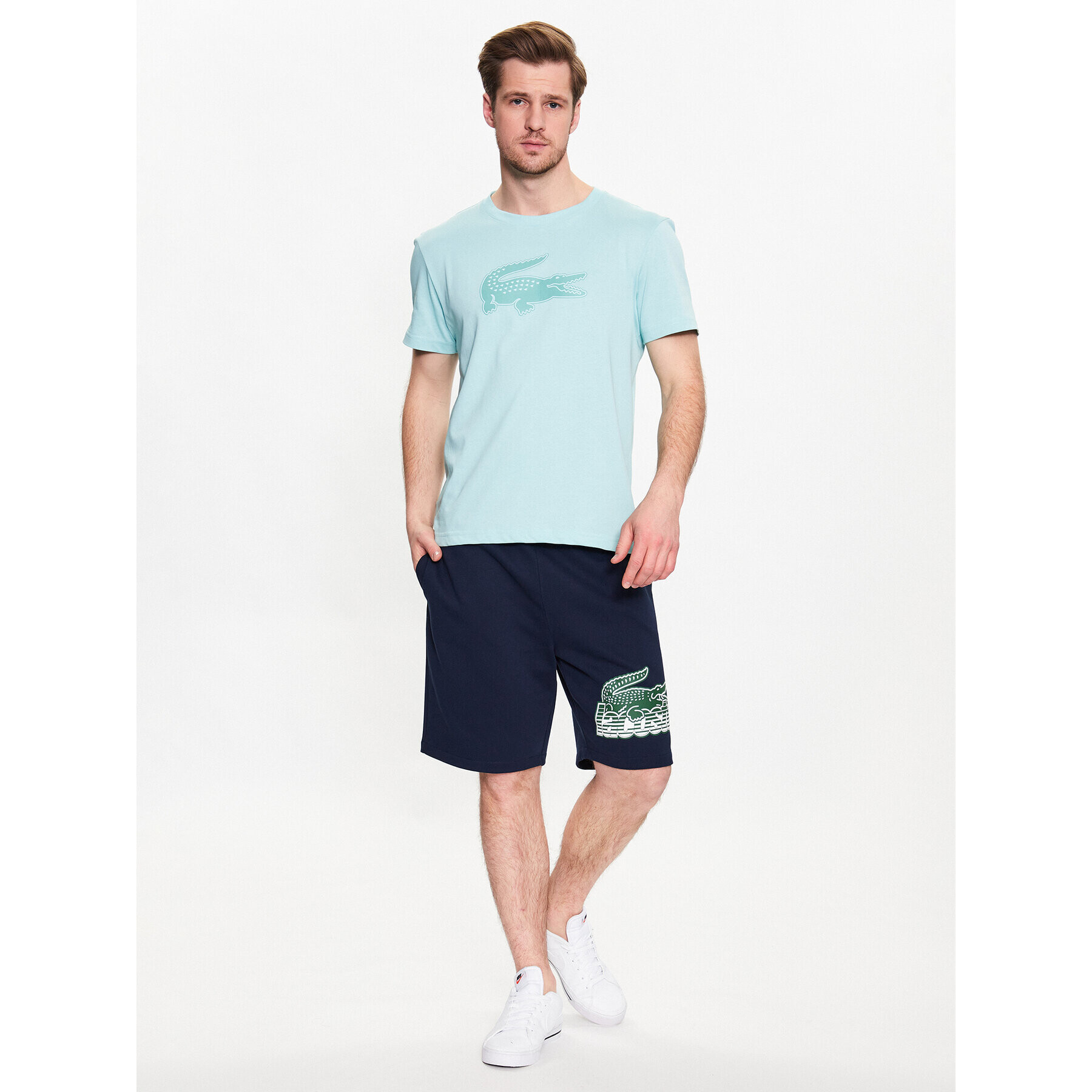 Lacoste T-Shirt TH2042 Barevná Regular Fit - Pepit.cz