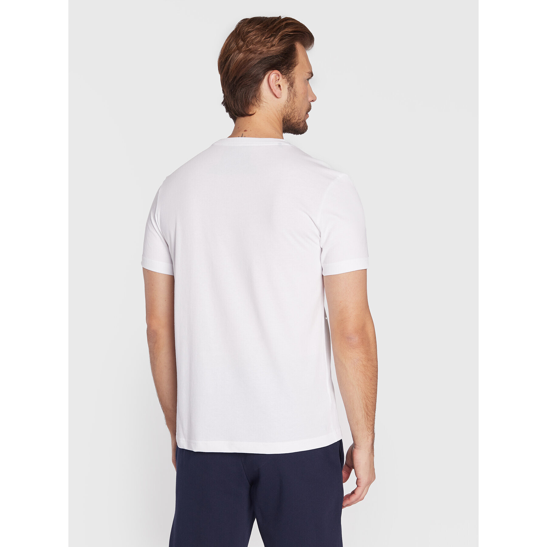 Lacoste T-Shirt TH2042 Bílá Regular Fit - Pepit.cz