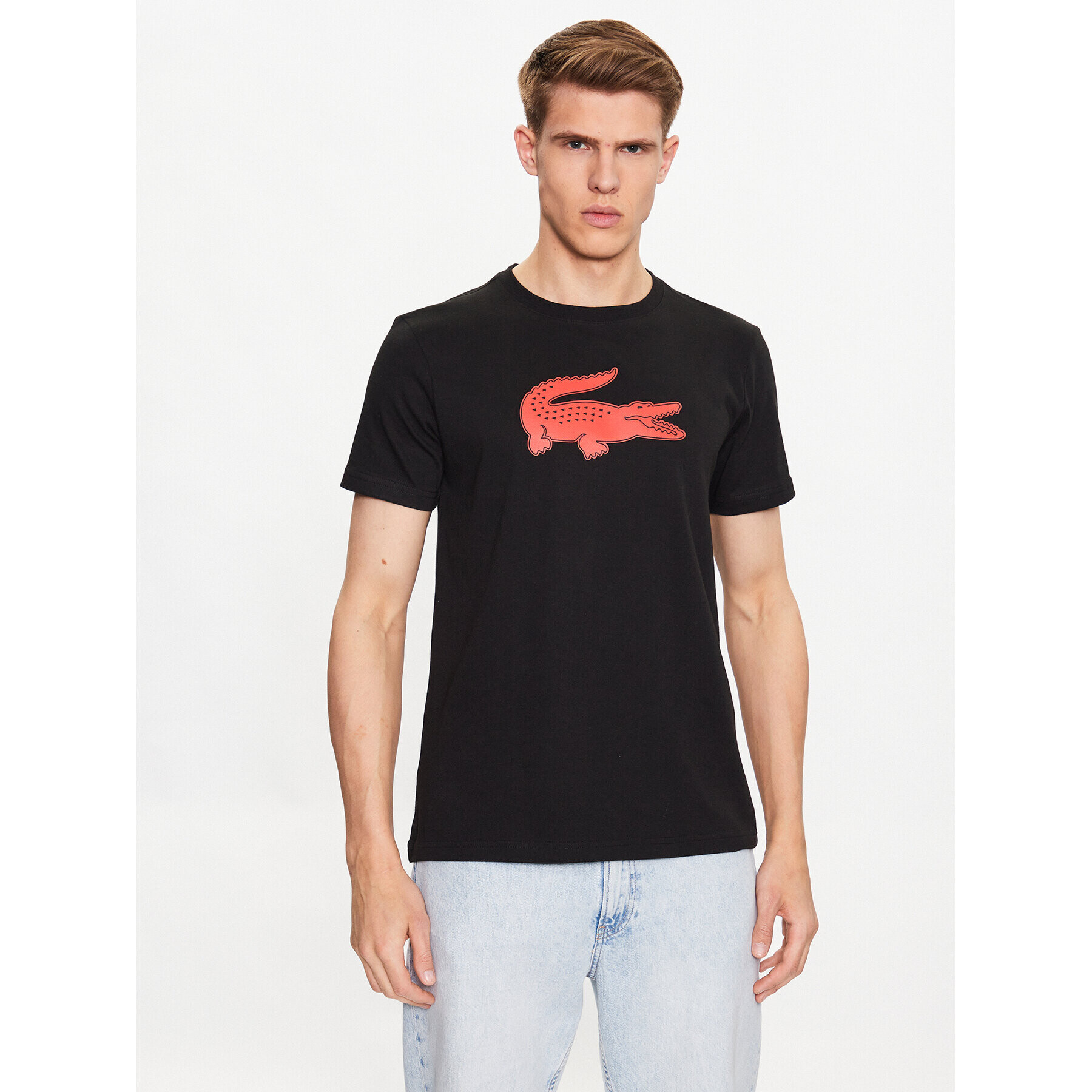 Lacoste T-Shirt TH2042 Černá Regular Fit - Pepit.cz