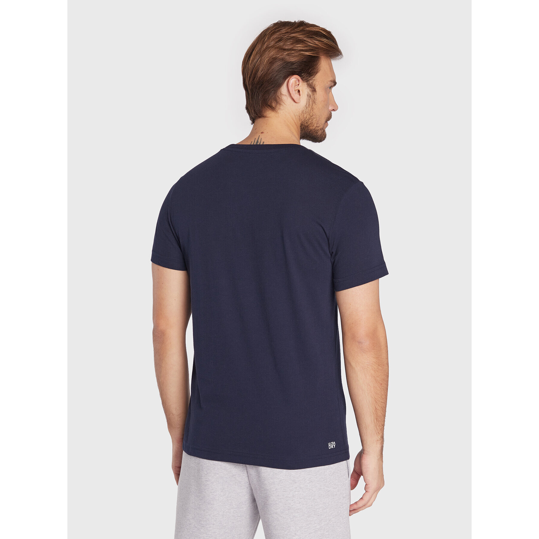 Lacoste T-Shirt TH2042 Tmavomodrá Regular Fit - Pepit.cz