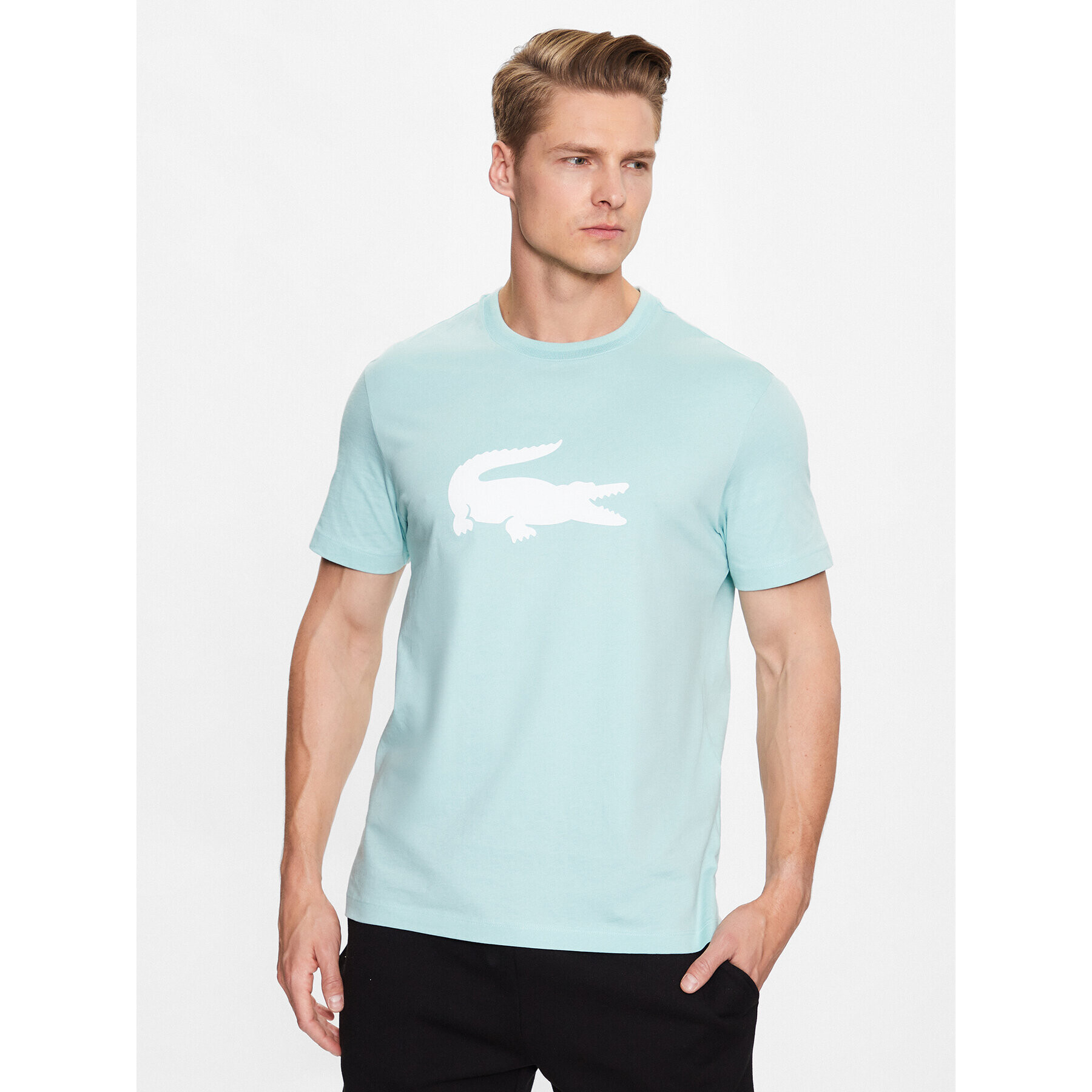 Lacoste T-Shirt TH4191 Zelená Regular Fit - Pepit.cz