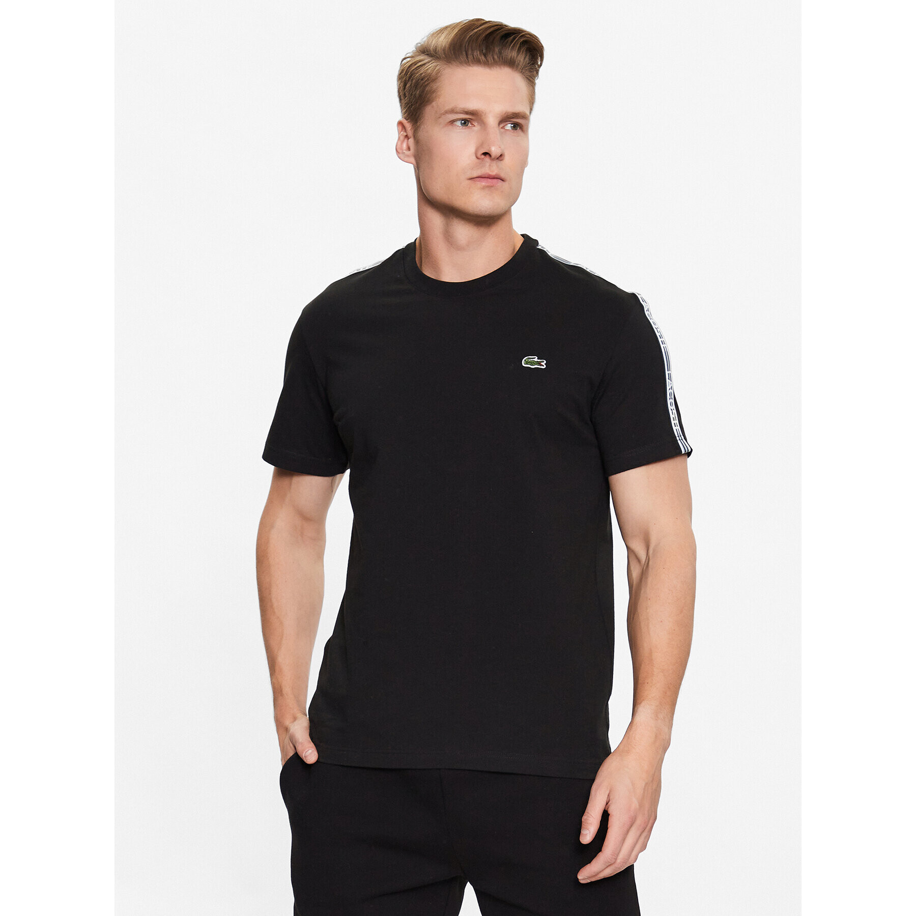 Lacoste T-Shirt TH5071 Černá Regular Fit - Pepit.cz