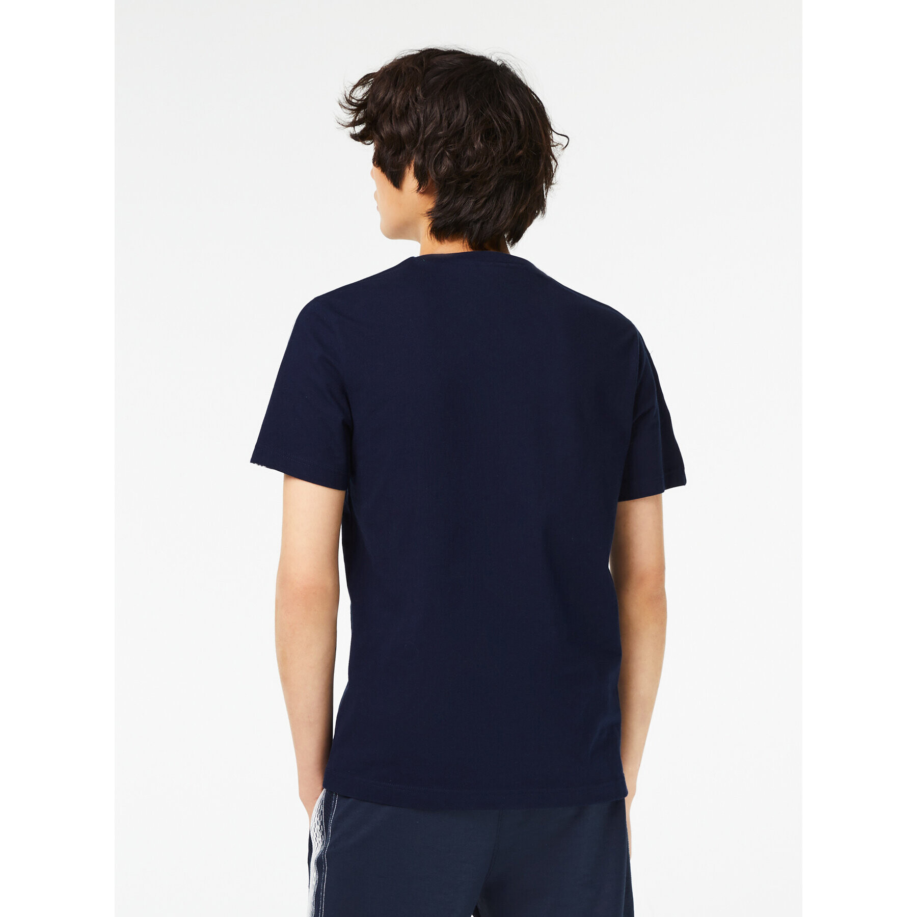 Lacoste T-Shirt TH5071 Tmavomodrá Regular Fit - Pepit.cz