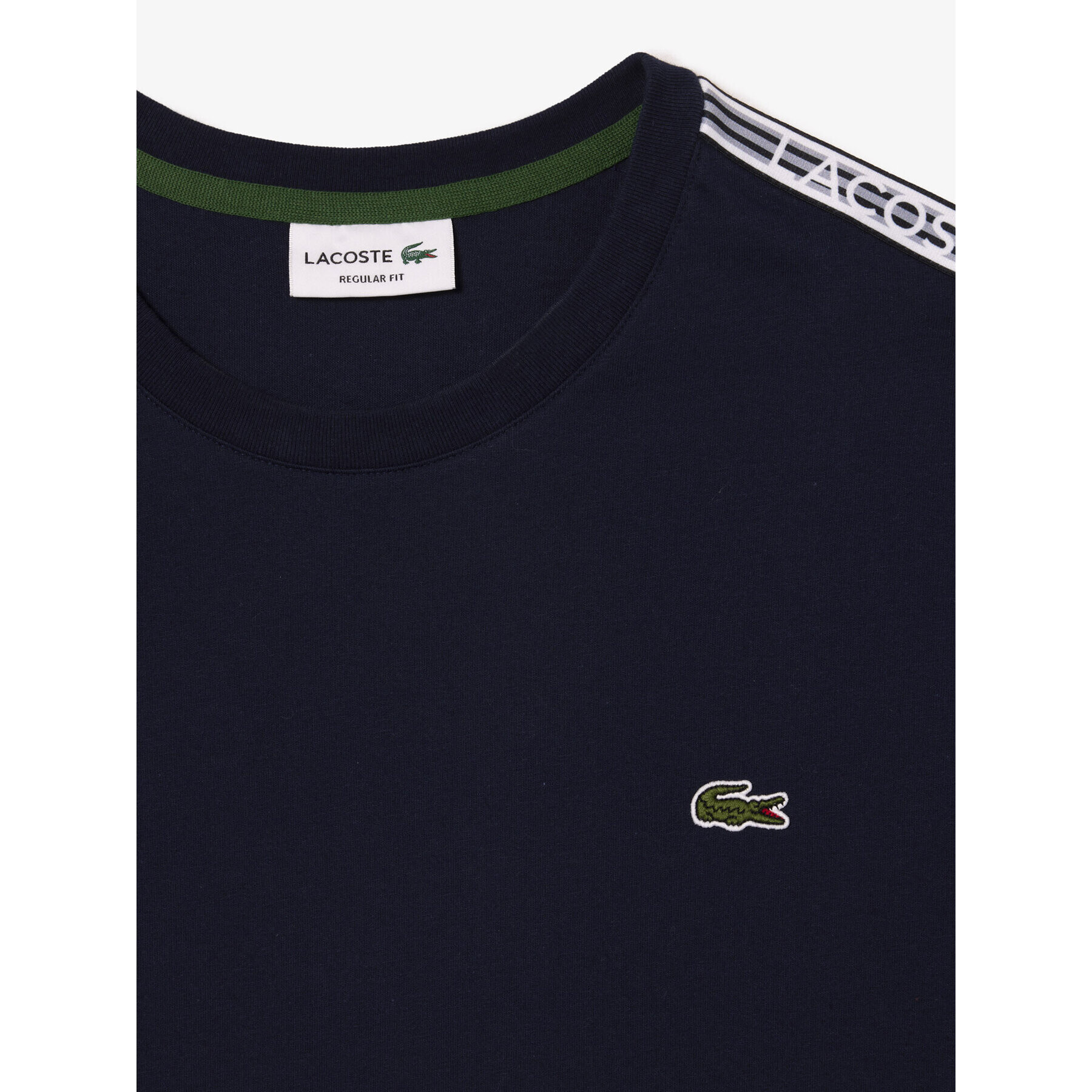 Lacoste T-Shirt TH5071 Tmavomodrá Regular Fit - Pepit.cz