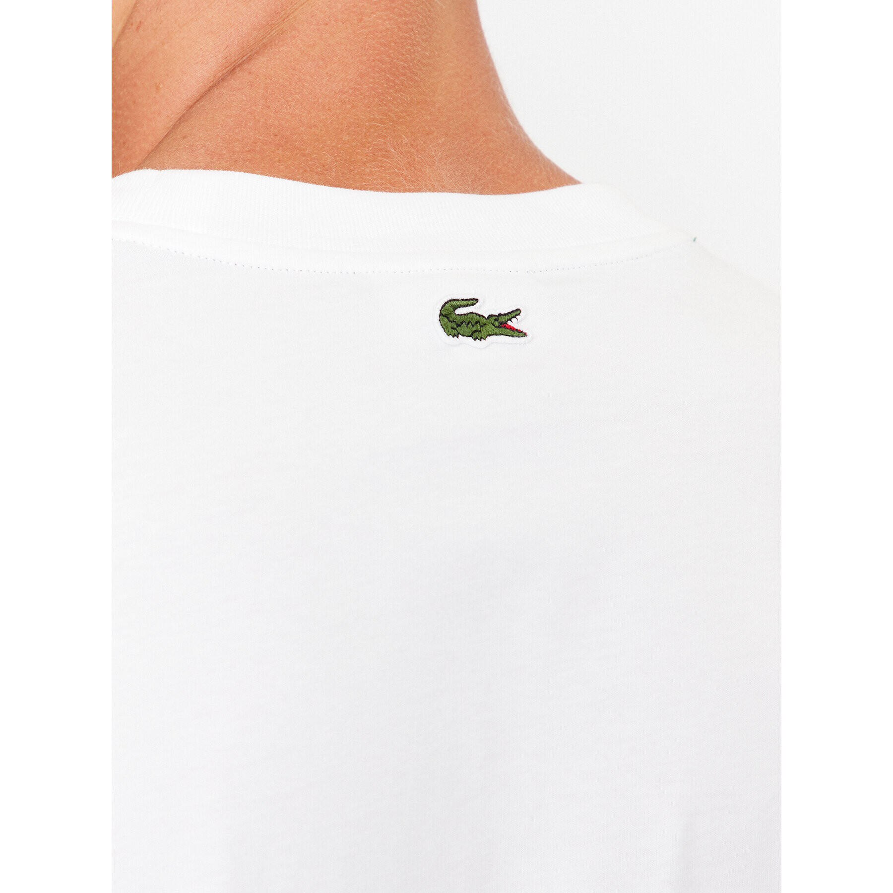 Lacoste T-Shirt TH5511 Bílá Loose Fit - Pepit.cz