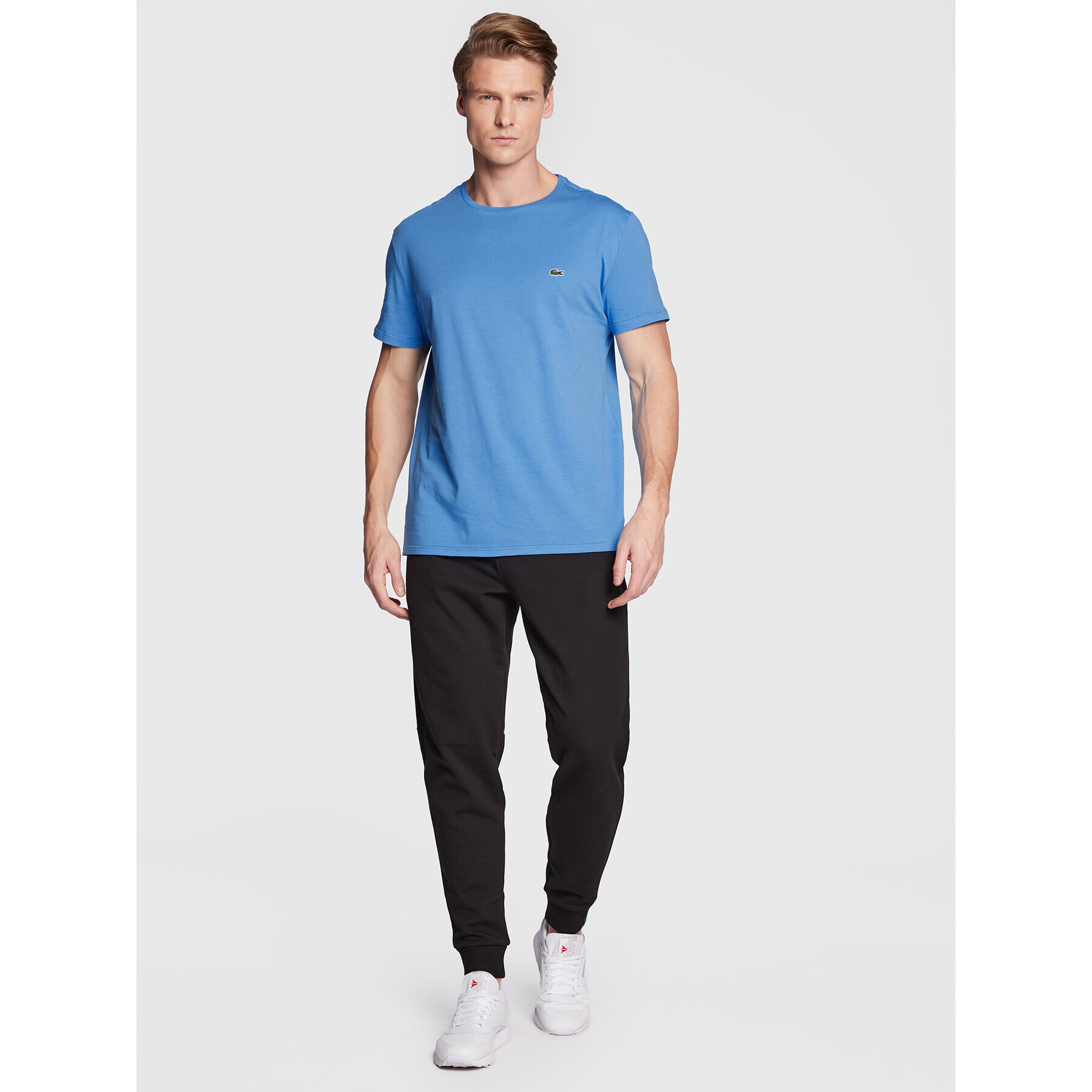 Lacoste T-Shirt TH6709 Modrá Regular Fit - Pepit.cz