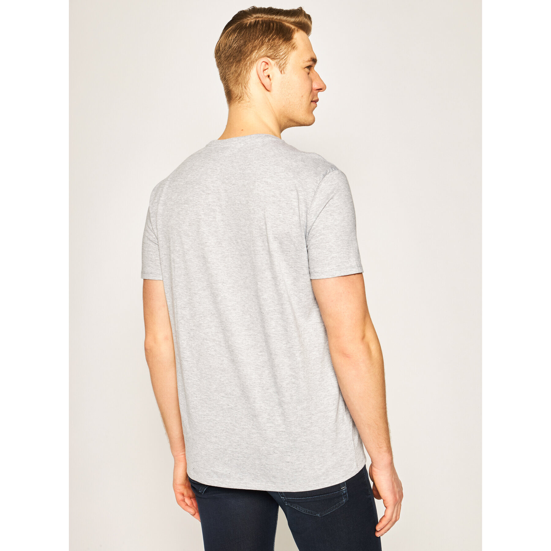 Lacoste T-Shirt TH6709 Šedá Regular Fit - Pepit.cz