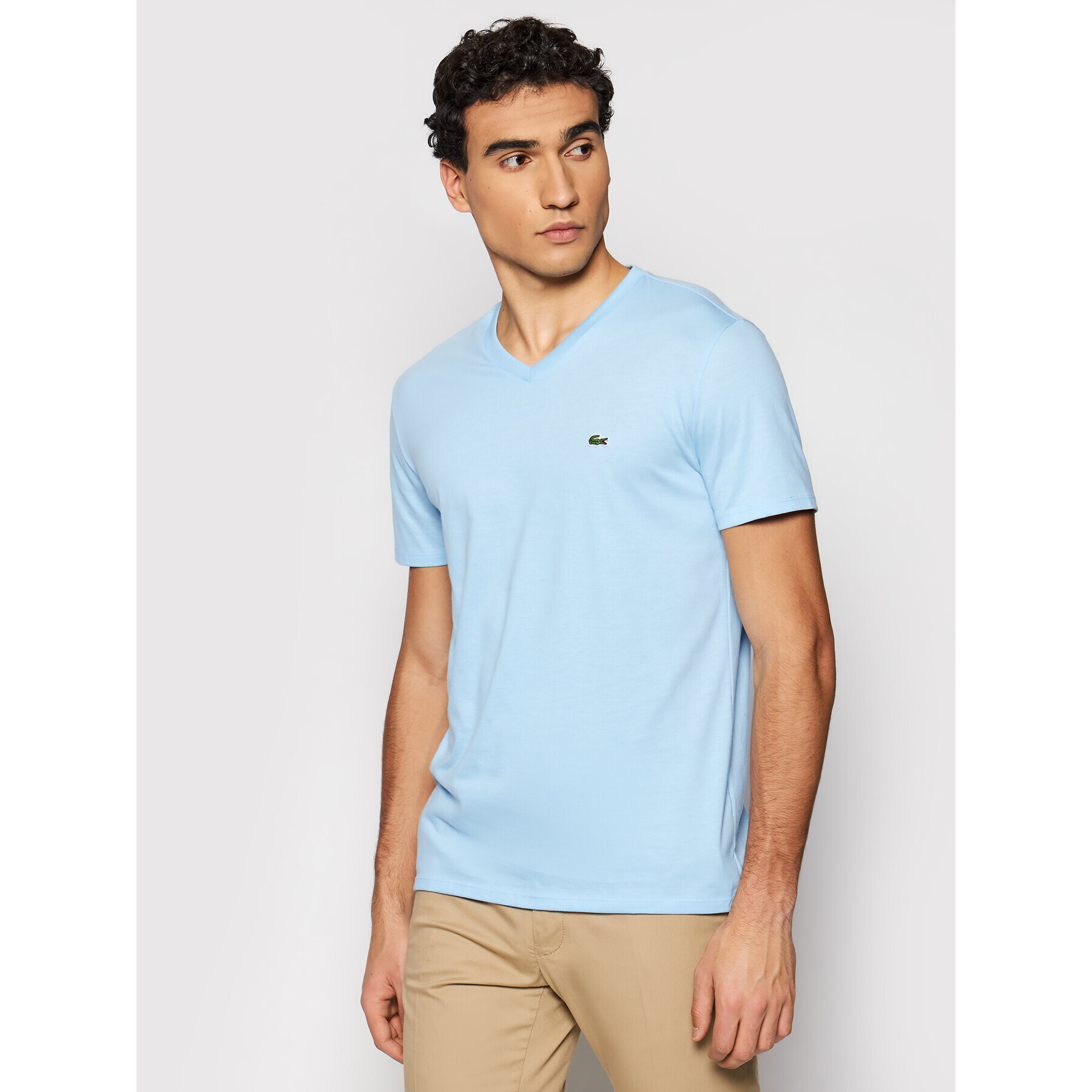 Lacoste T-Shirt TH6710 Modrá Regular Fit - Pepit.cz