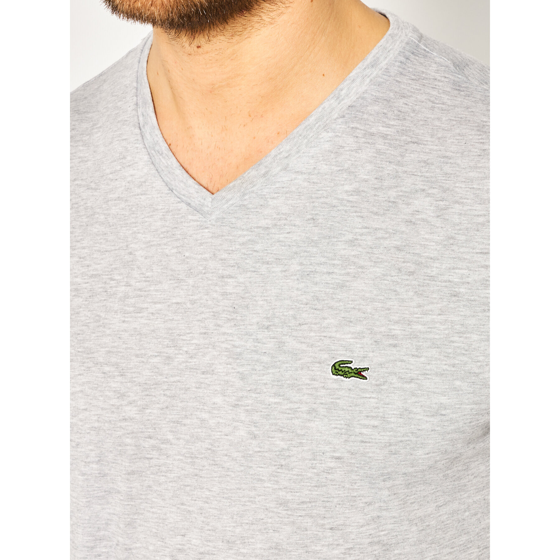 Lacoste T-Shirt TH6710 Šedá Regular Fit - Pepit.cz