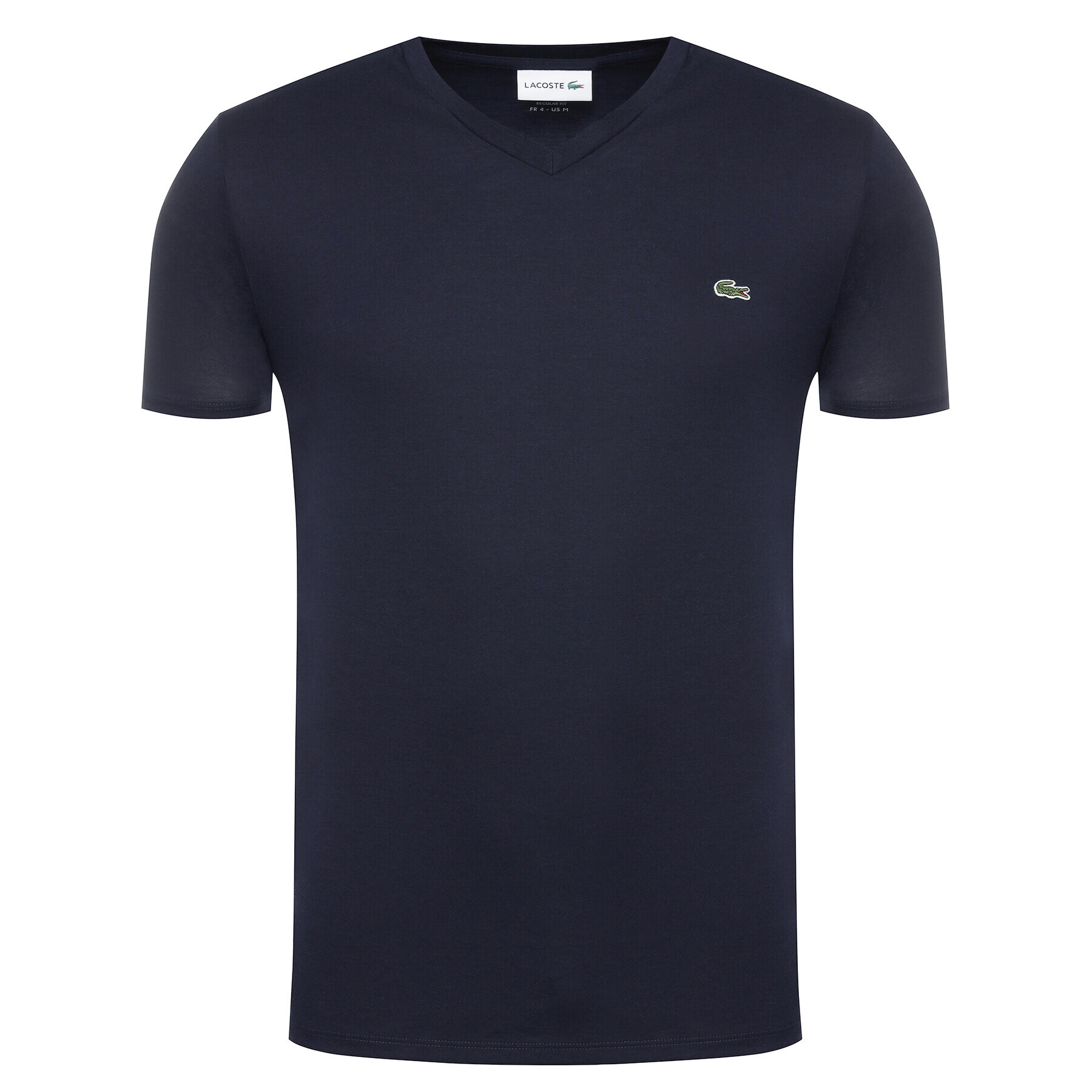 Lacoste T-Shirt TH6710 Tmavomodrá Regular Fit - Pepit.cz