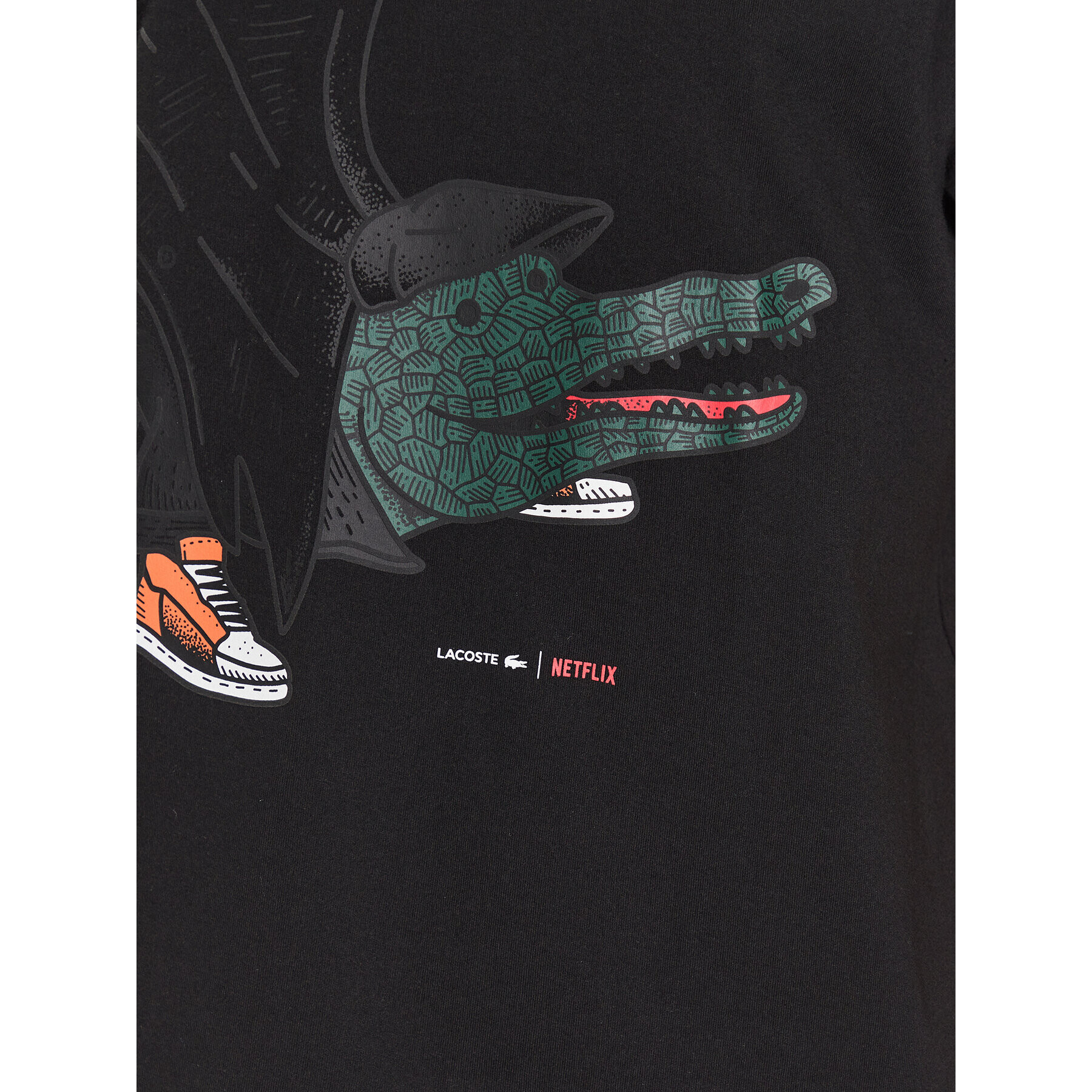 Lacoste T-Shirt TH8462 Černá Regular Fit - Pepit.cz