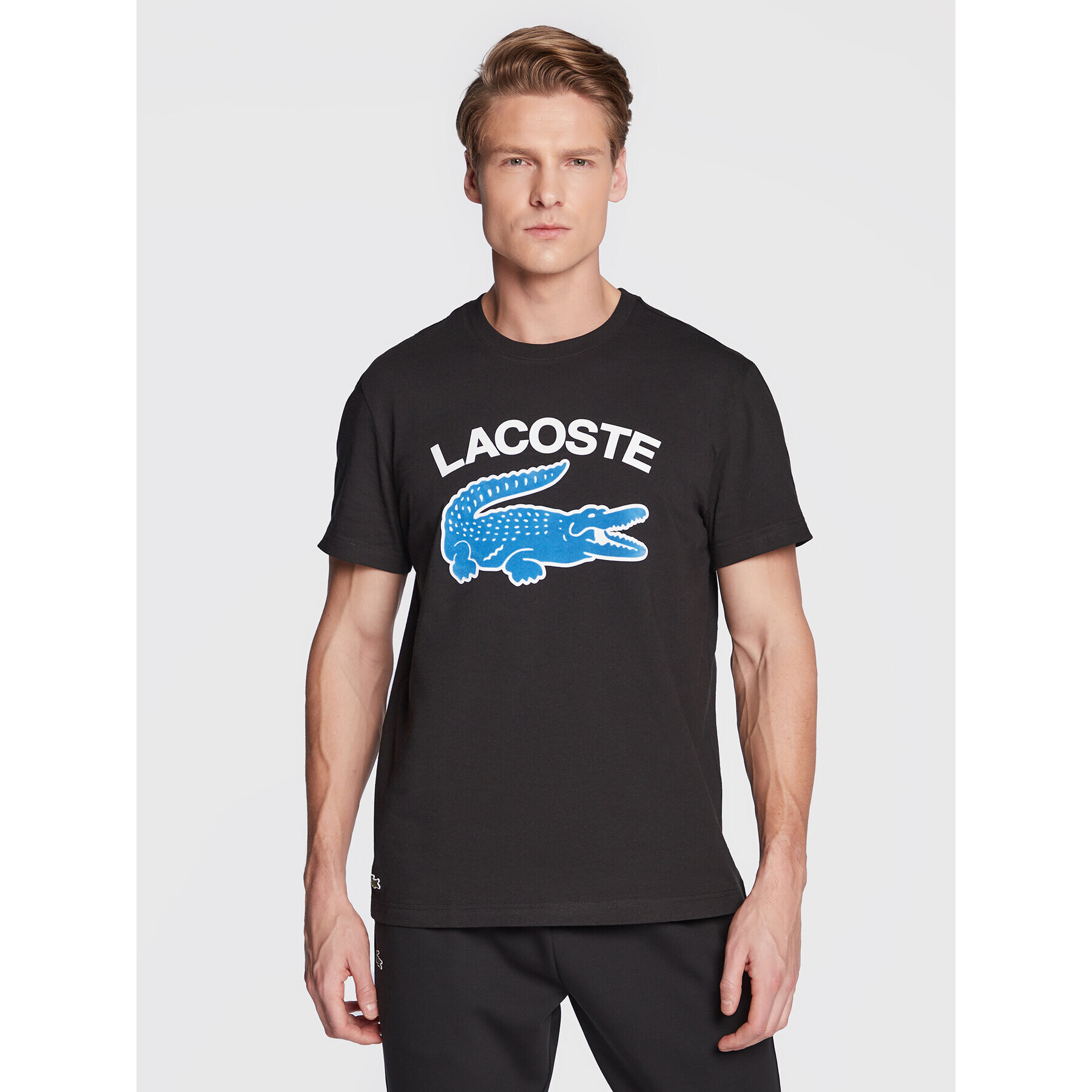 Lacoste T-Shirt TH9681 Černá Regular Fit - Pepit.cz