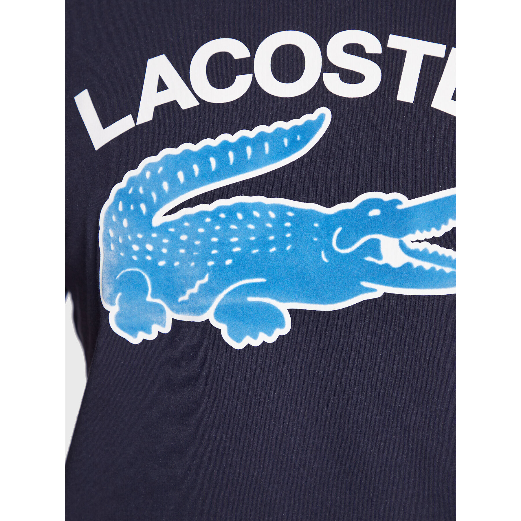 Lacoste T-Shirt TH9681 Tmavomodrá Regular Fit - Pepit.cz