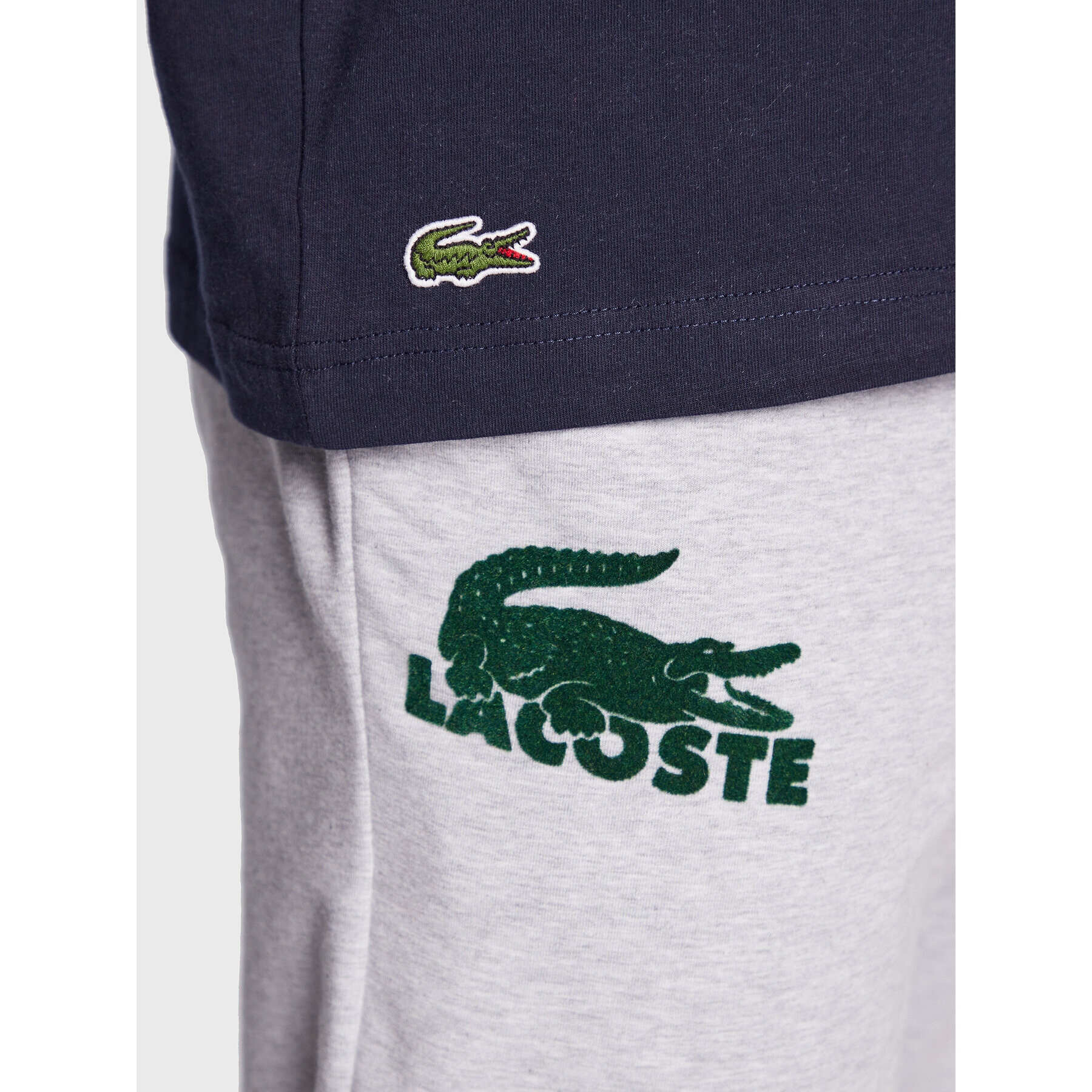 Lacoste T-Shirt TH9681 Tmavomodrá Regular Fit - Pepit.cz