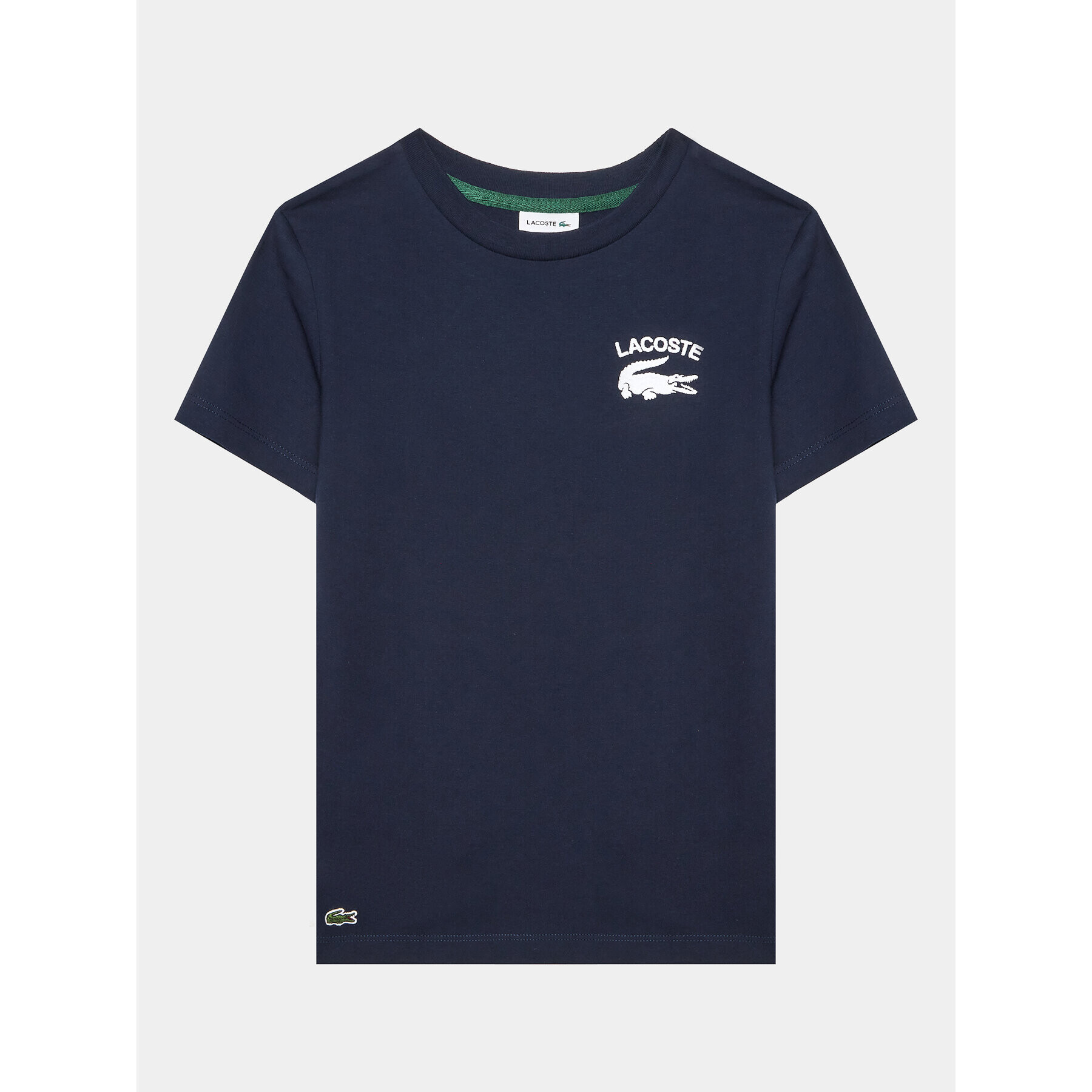 Lacoste T-Shirt TJ0641 Tmavomodrá Regular Fit - Pepit.cz