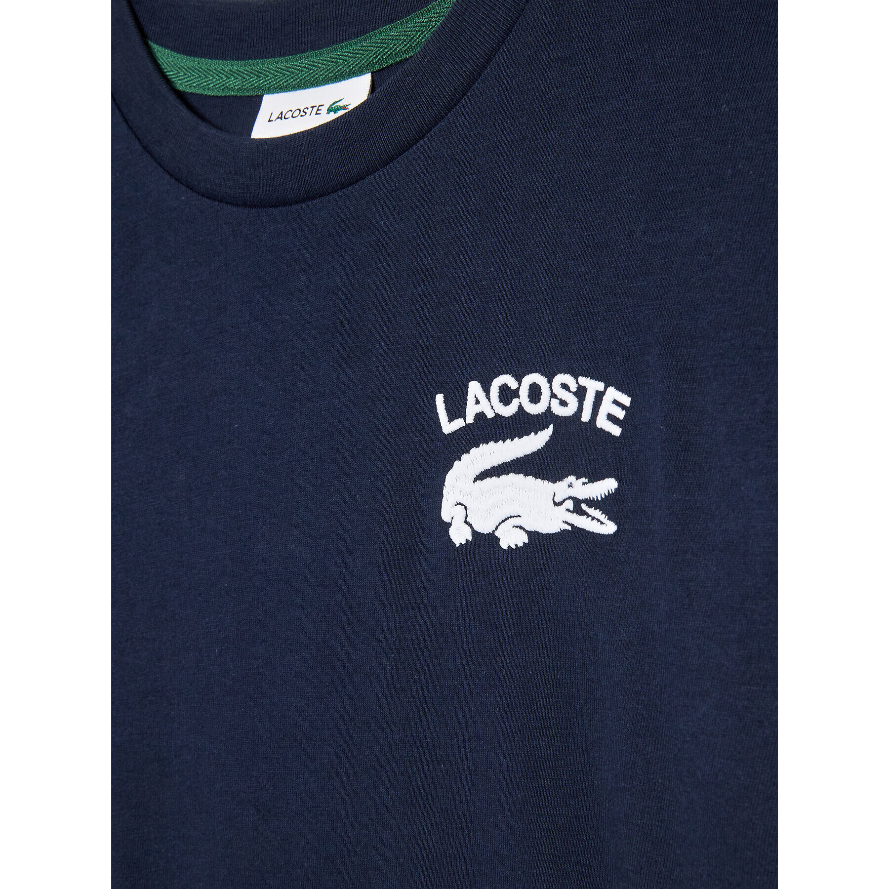 Lacoste T-Shirt TJ0641 Tmavomodrá Regular Fit - Pepit.cz