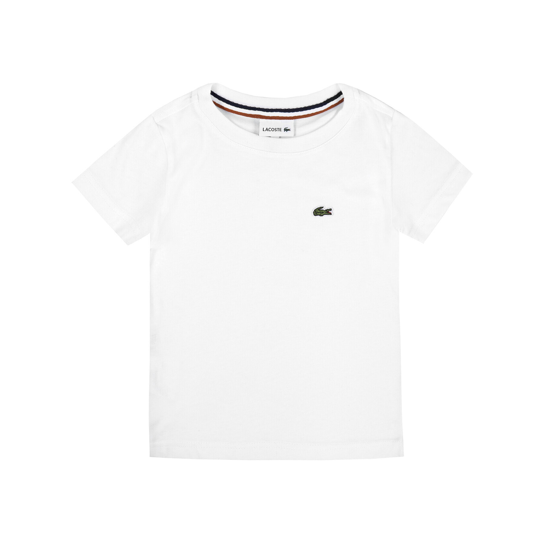 Lacoste T-Shirt TJ1442 Bílá Regular Fit - Pepit.cz