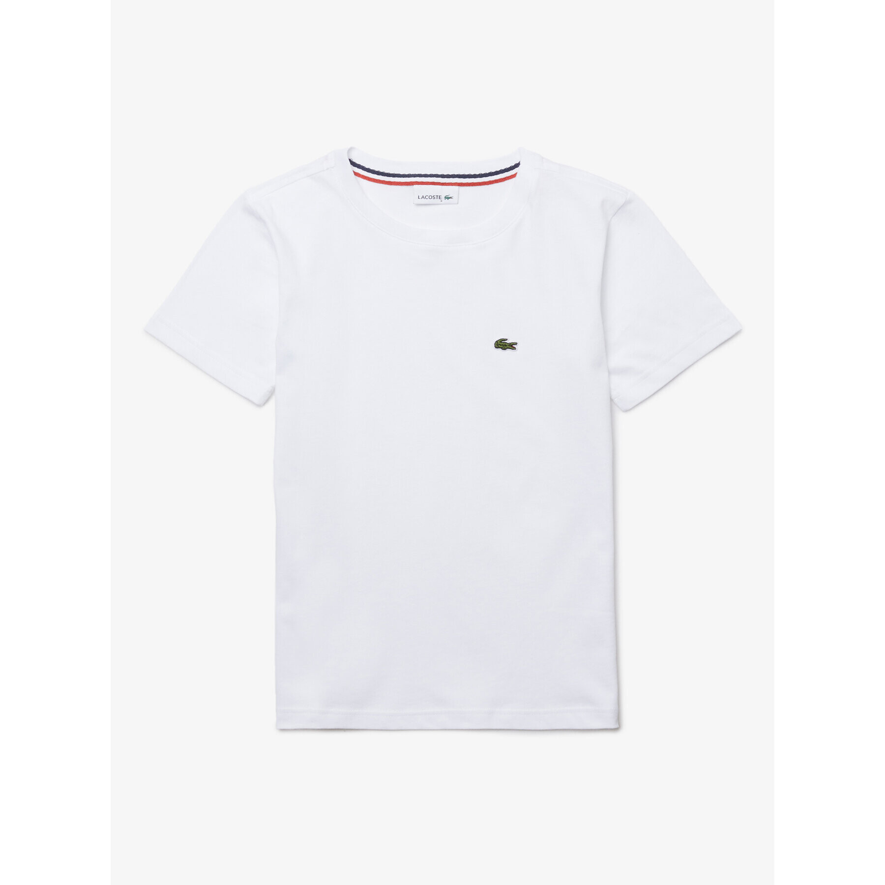 Lacoste T-Shirt TJ1442 Bílá Regular Fit - Pepit.cz